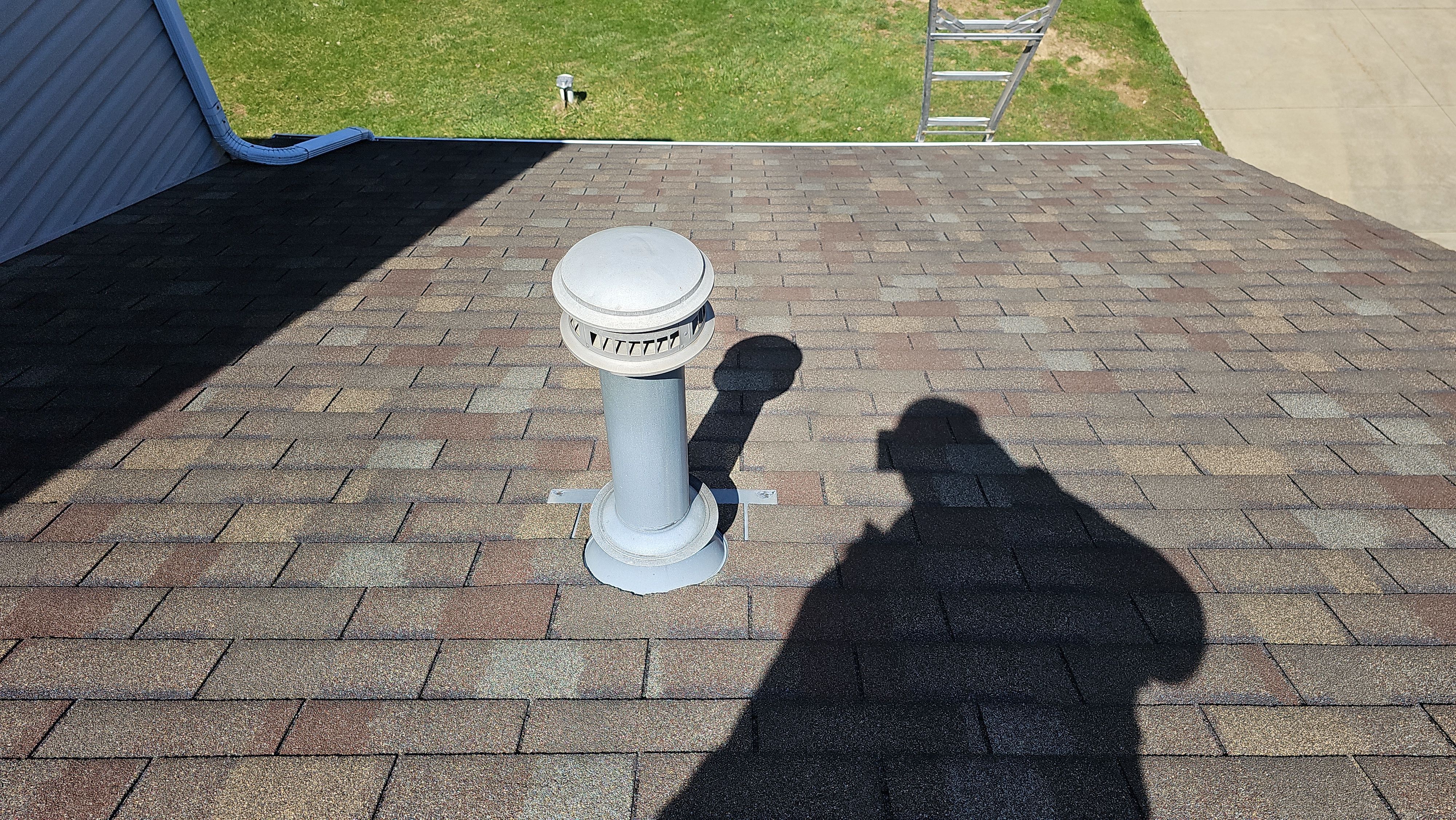 Atlas Pinnacle, Color, Coastal Granite, Drip Edge, Birch White by Eagle Eye Roofing
