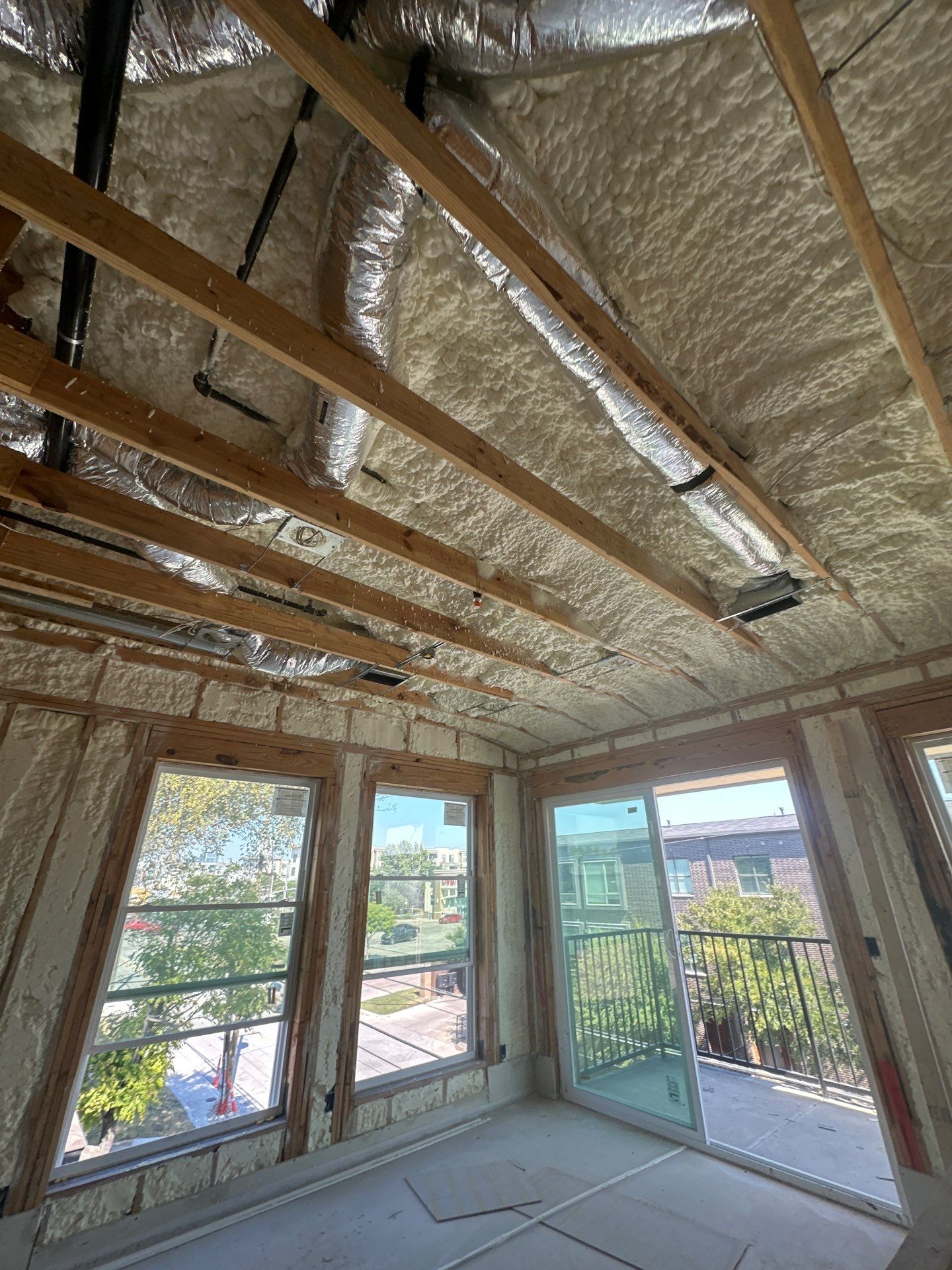 🏢 Full Foam Envelope on This Dallas Multi-Family Build by Apex Insulation Solutions