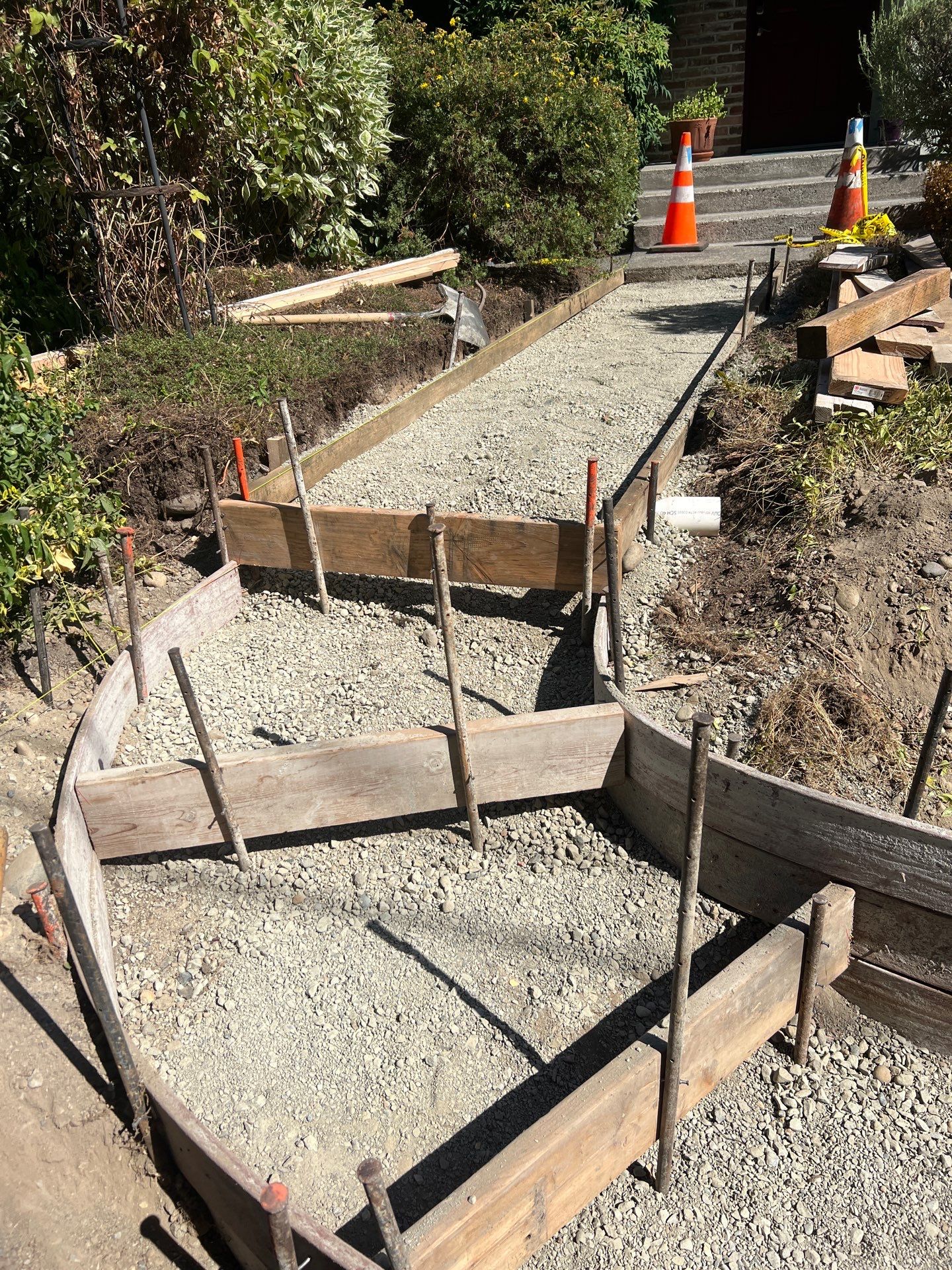 Front Driveway & Stairs Concrete Renovation | Kenmore  by Jireh Asphalt & Concrete Inc 