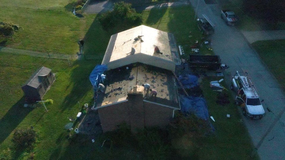 Residential Roofing Installation using GAF HDZ SHINGLES by La Bendicion Contruction Llc
