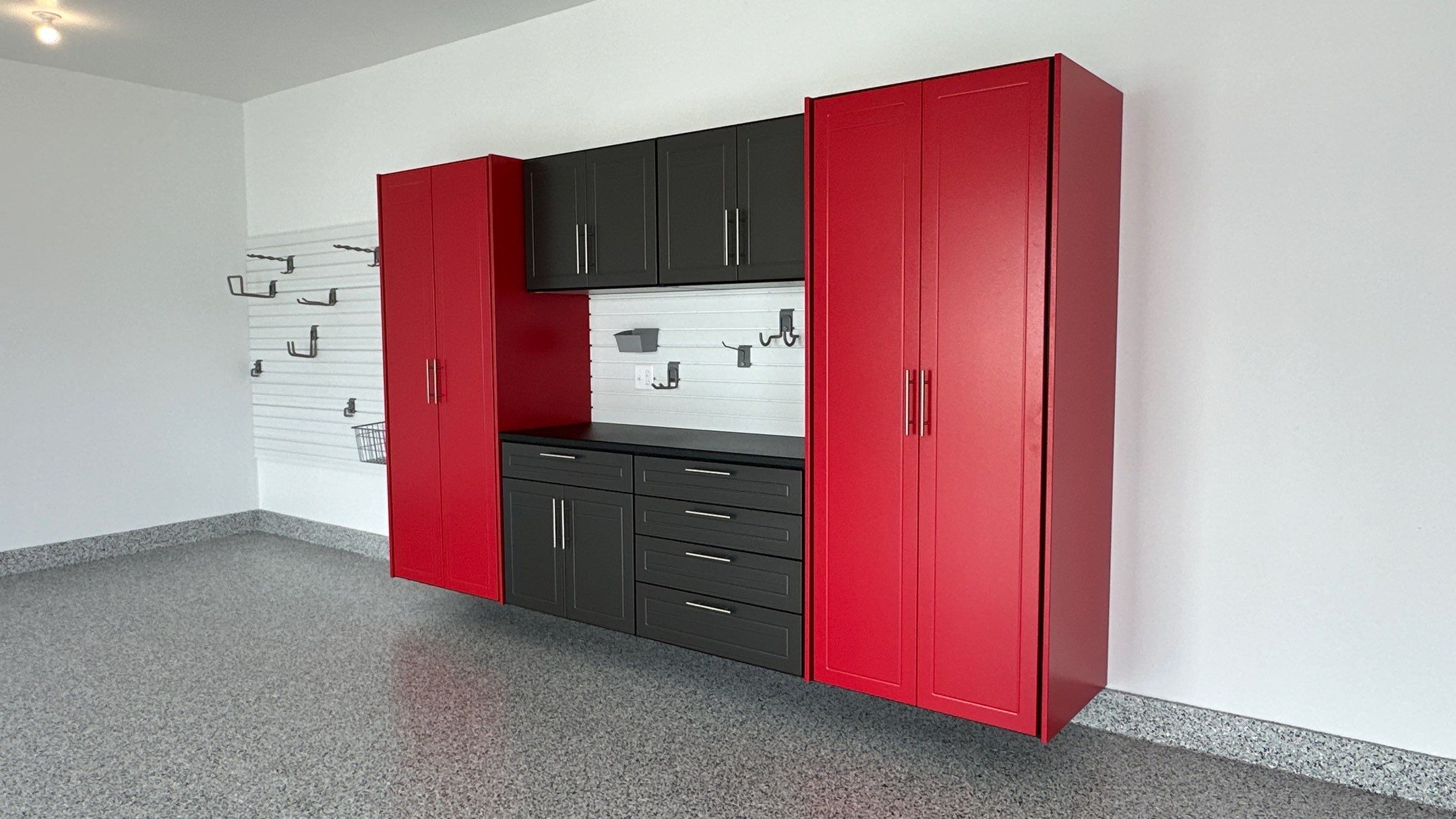 Louis P. transformed their garage into the garage of their dreams by Banner Garage