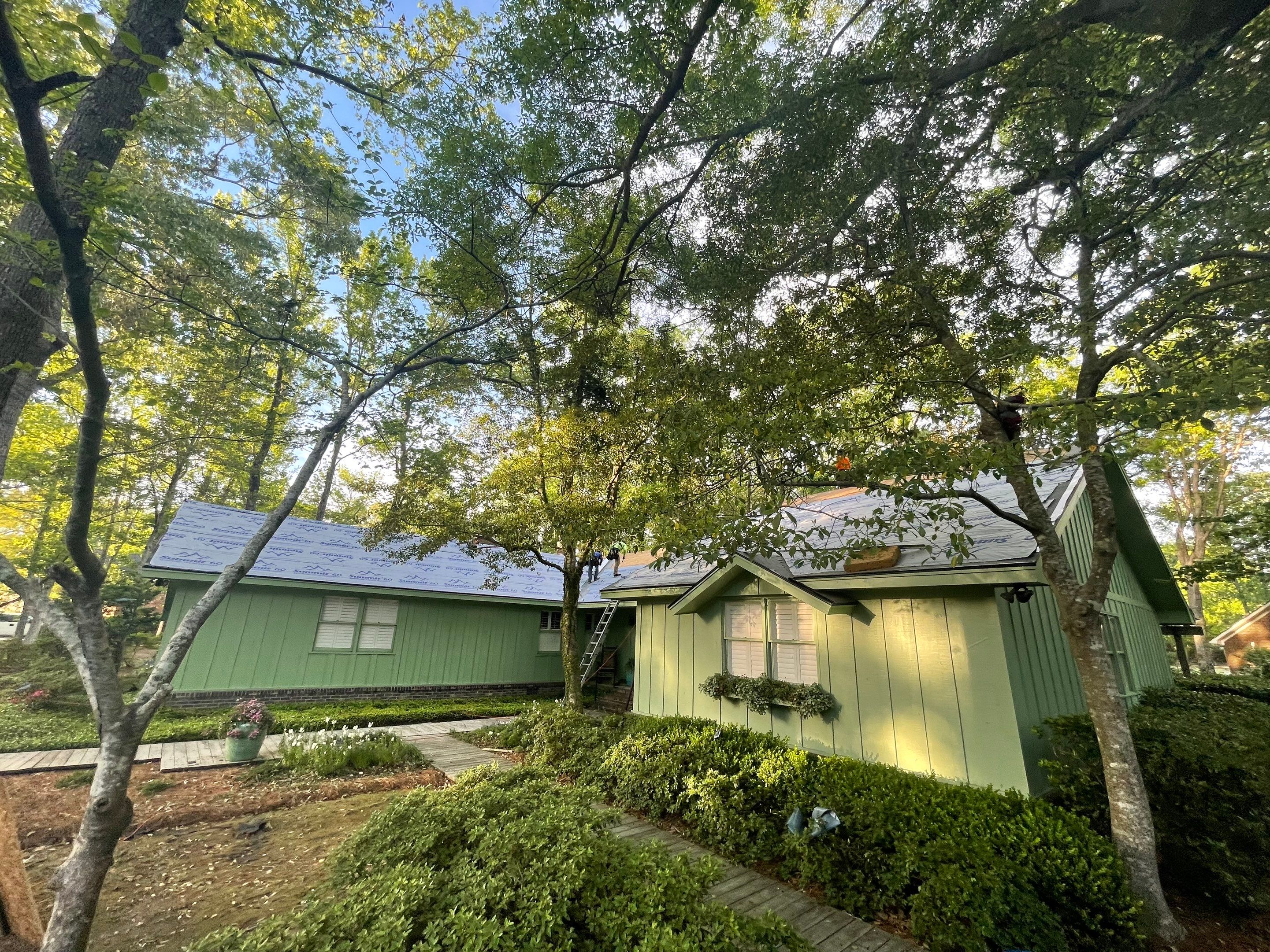 Hail Damage using Atlas Pristine Pinnacle Shingles by Artigues Roofing & Restoration Services