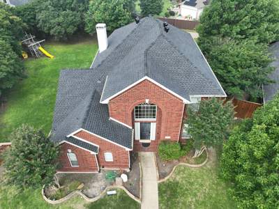 Residential Roofing Installation using GAF Timberline HDZ Charcoal