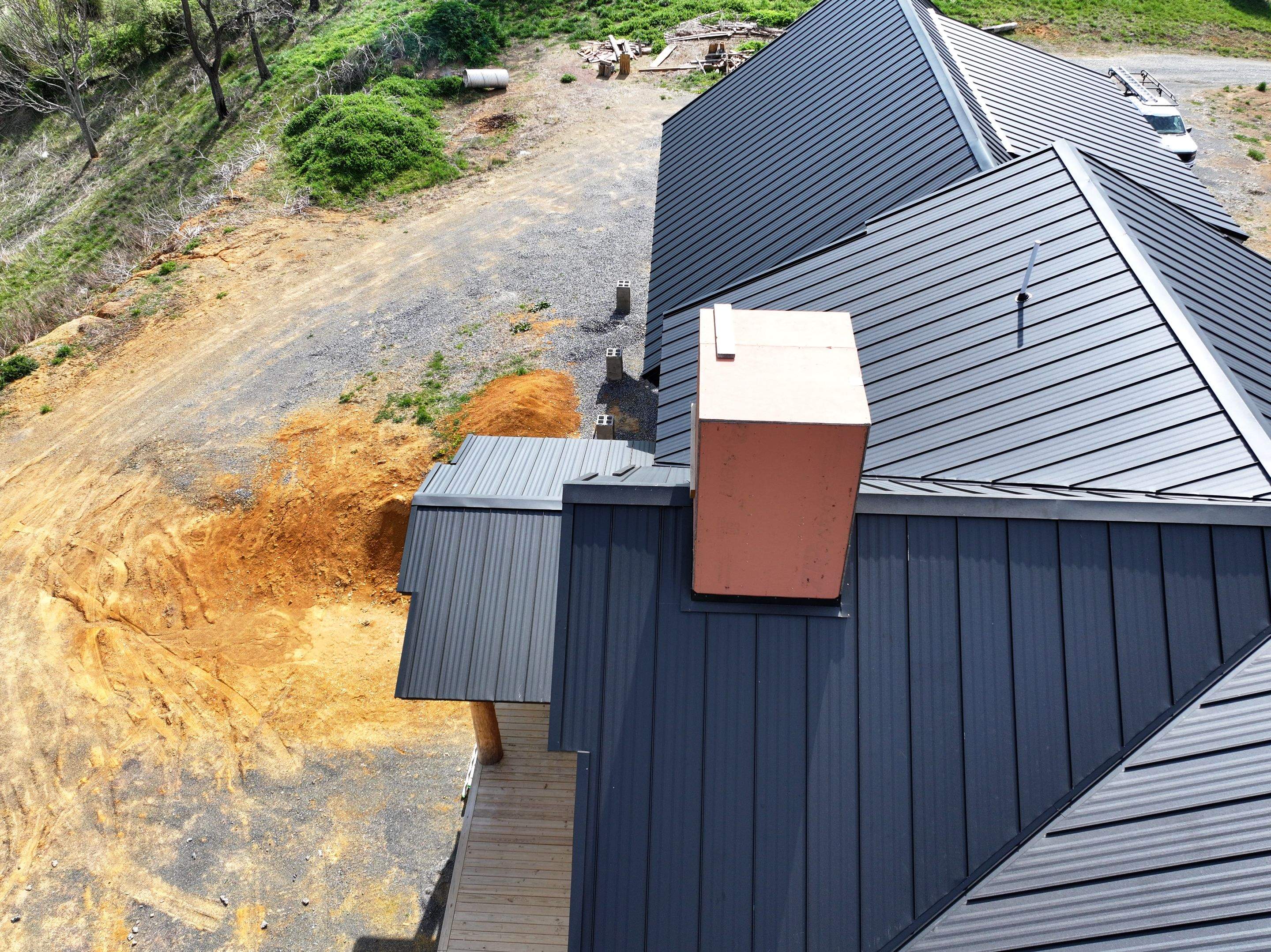 Black Frost Standing Seam by Omnia Roofing