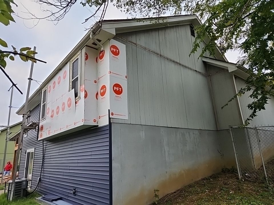 Siding Installation using Market Square by EEC  Windows, Siding & Roofing 