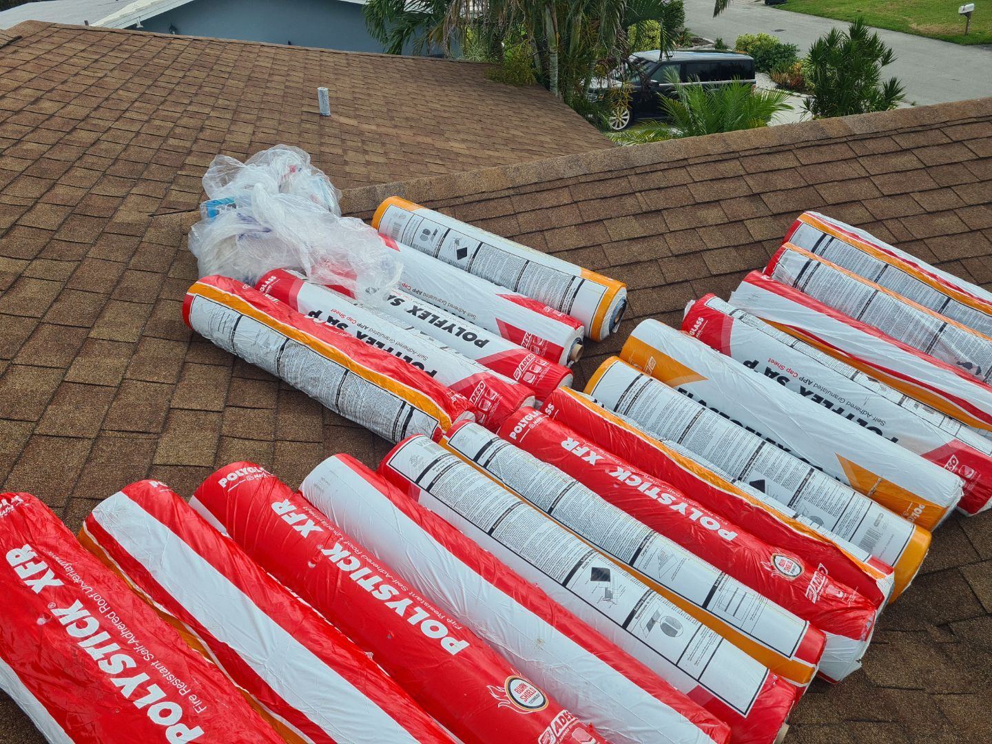 Residential Roofing Installation using 1" Nail strip metal roof by BLUES BROTHERS ROOFING