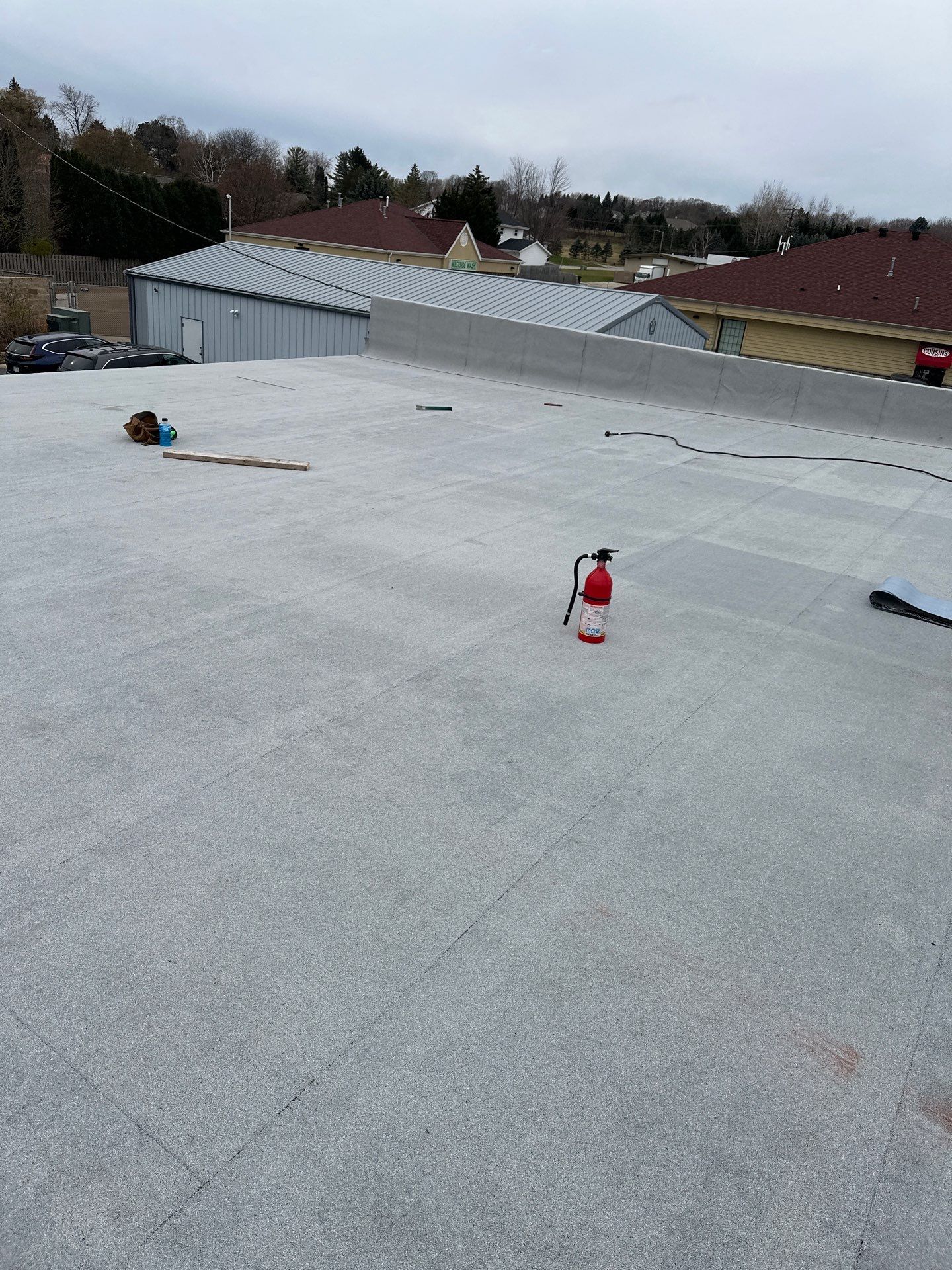 Commercial Roofing using Certainteed Flintastic Self Adhered by Stendahl Services