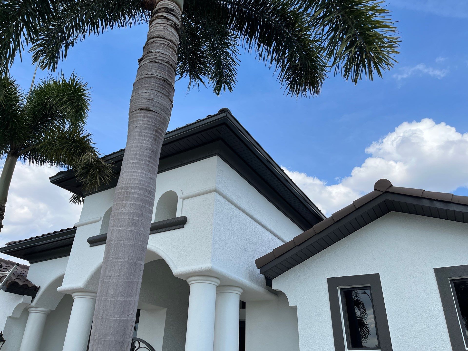 Stylish seamless gutters in Cape Coral FL by Gutter Professors