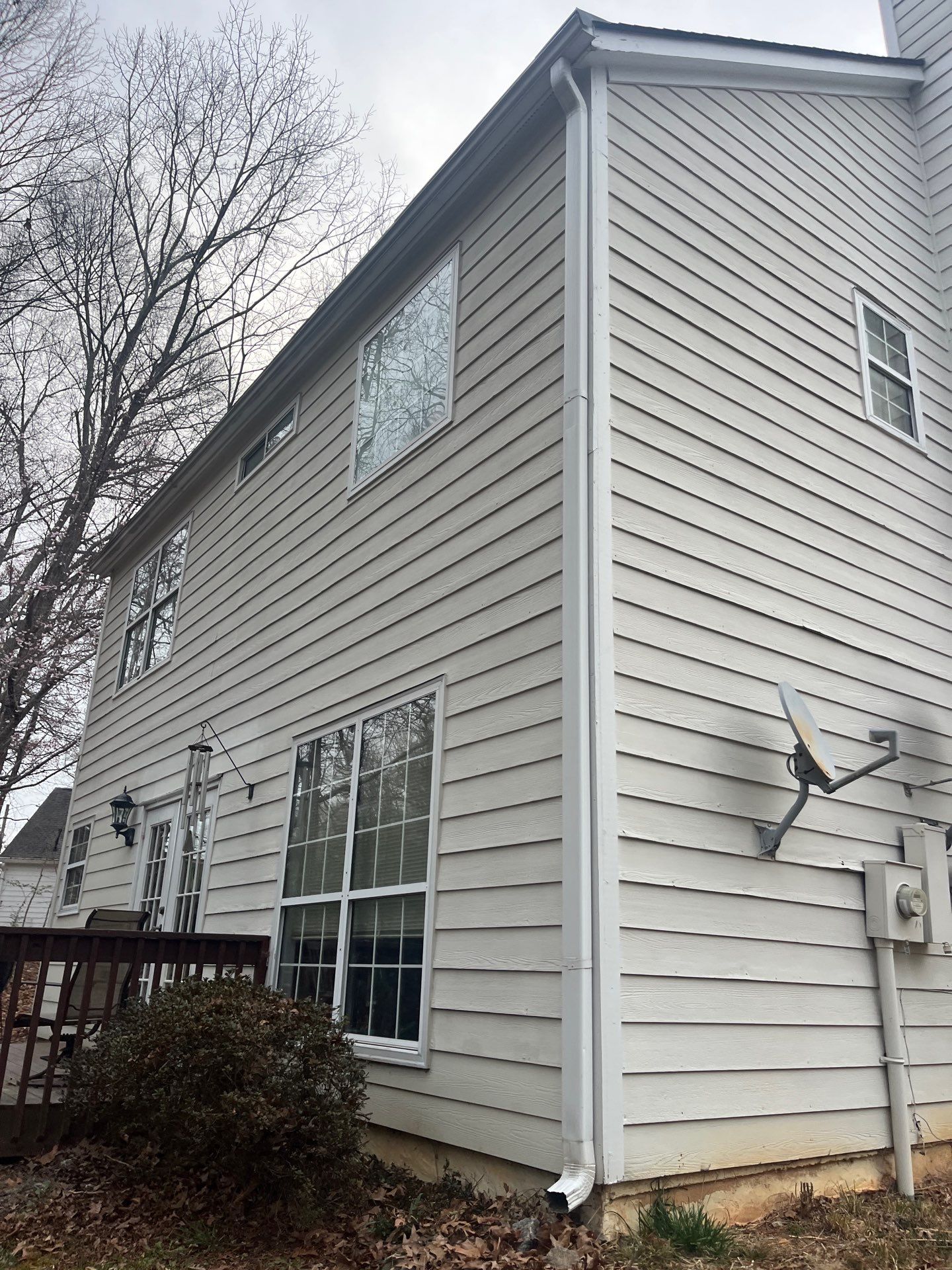 Siding and Rotten Wood Replacement, Deck Stain, and Exterior Painting in Kennesaw, GA by Nelson Exteriors