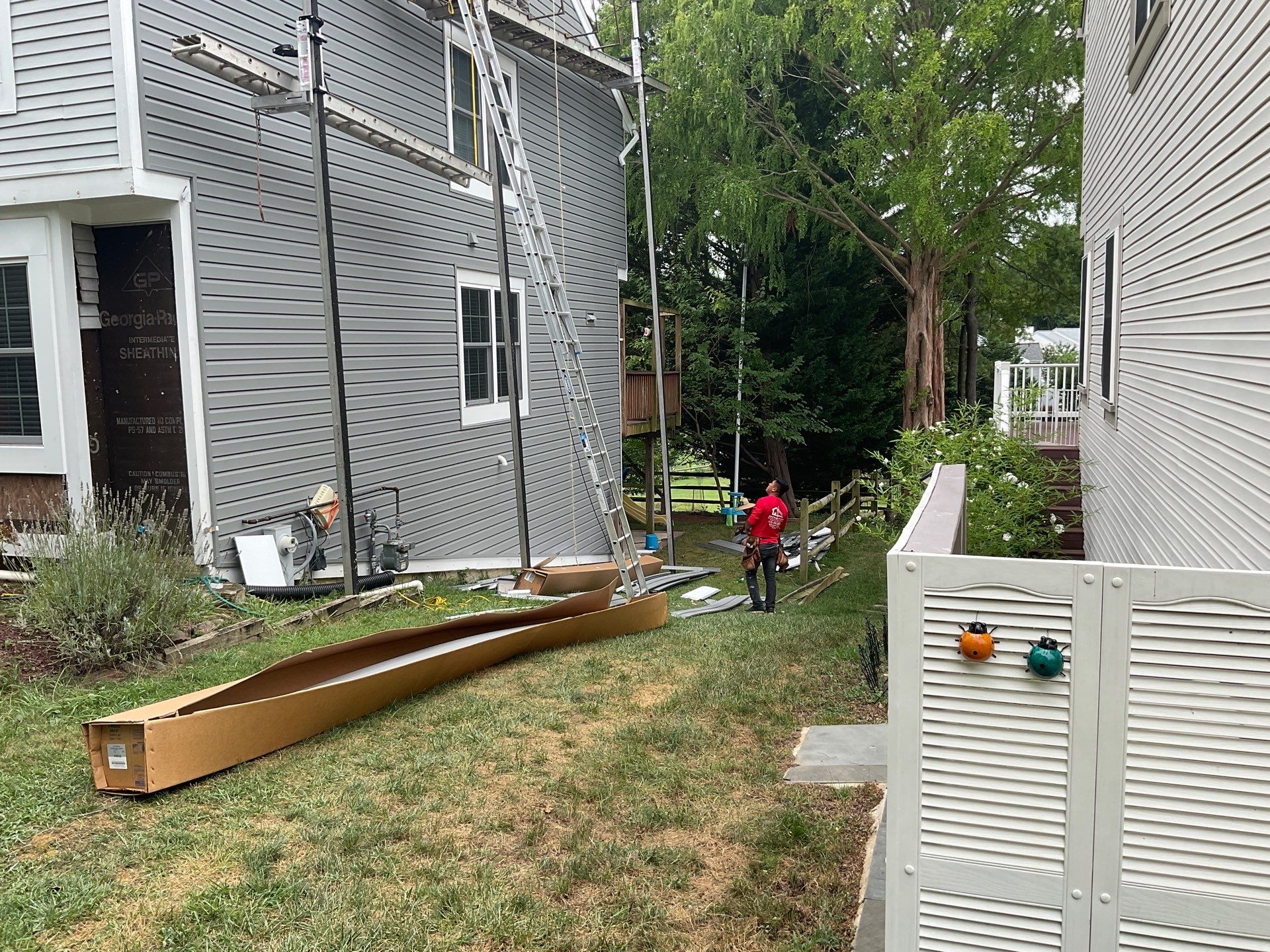 New Prodigy siding with One-piece insulated siding system & Exterior painting   by Alpha Design Services