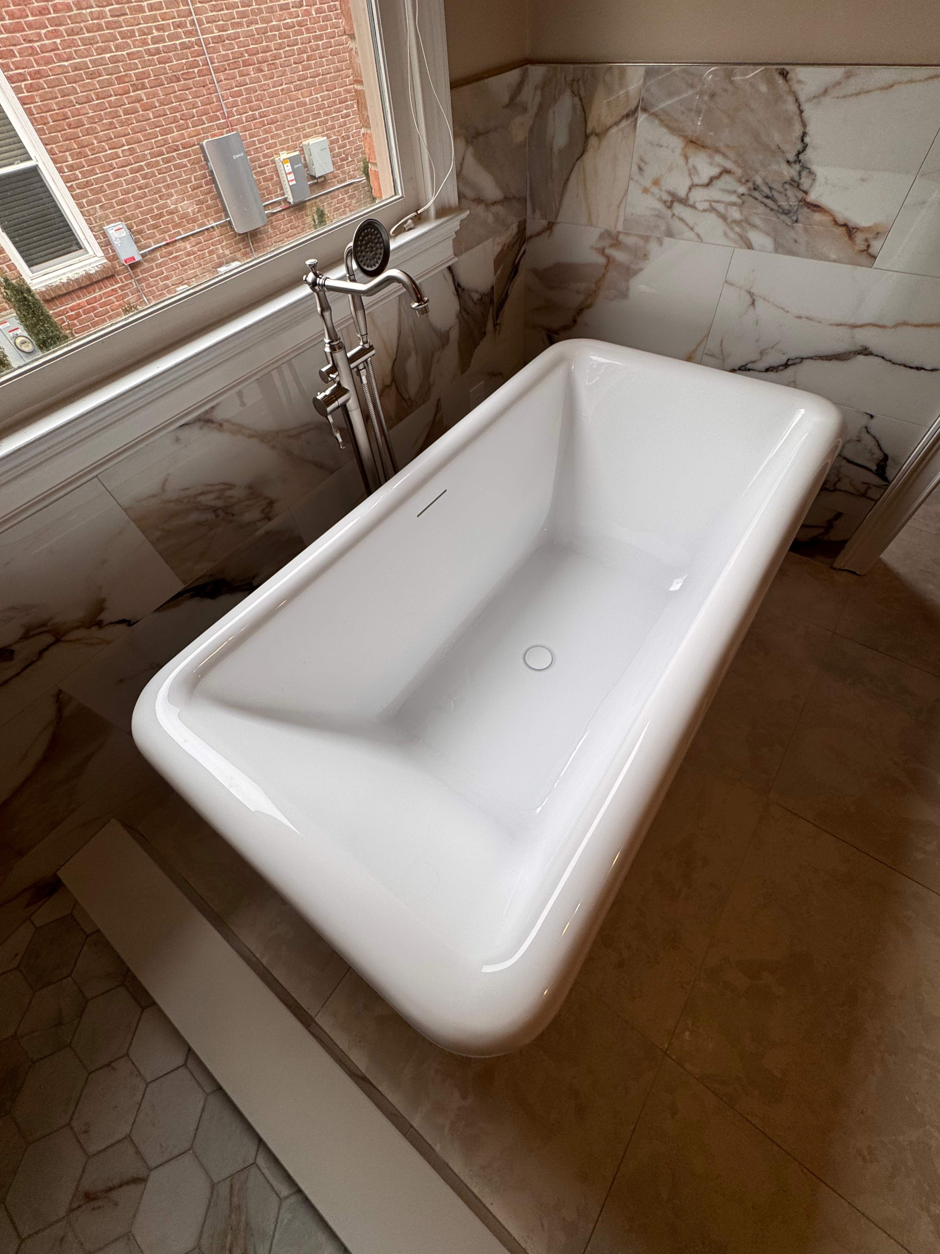 Master bathroom renovation by Prudencio