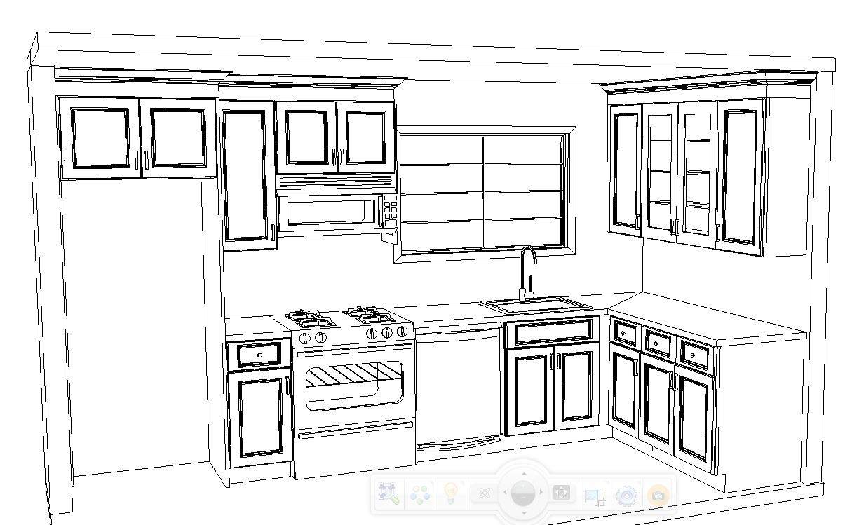 Kitchen Remodel using Cabinets by Home Concepts Construction