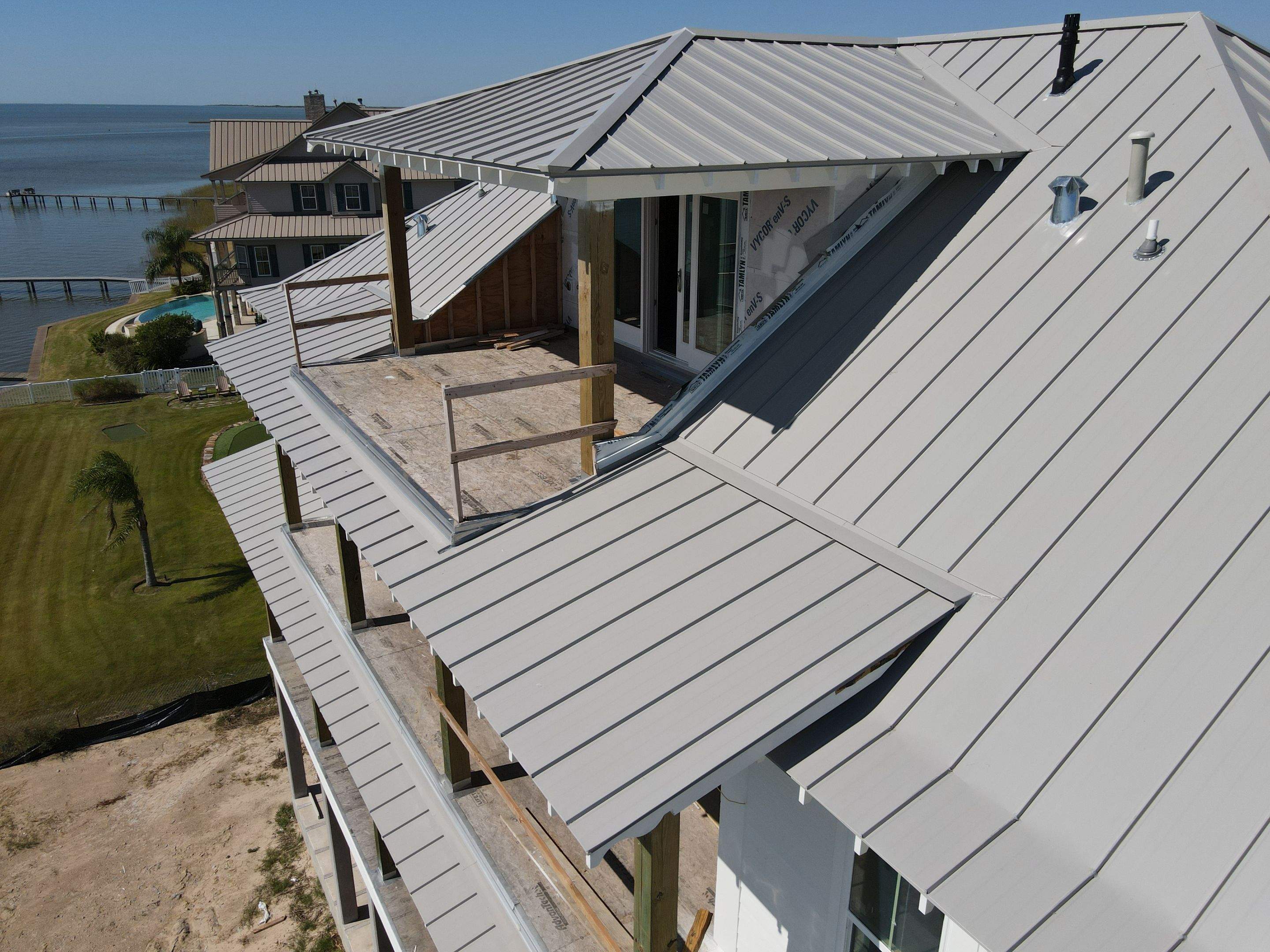 Metal Roof  using McElroy Metals - Ash Gray by Level 7 Companies