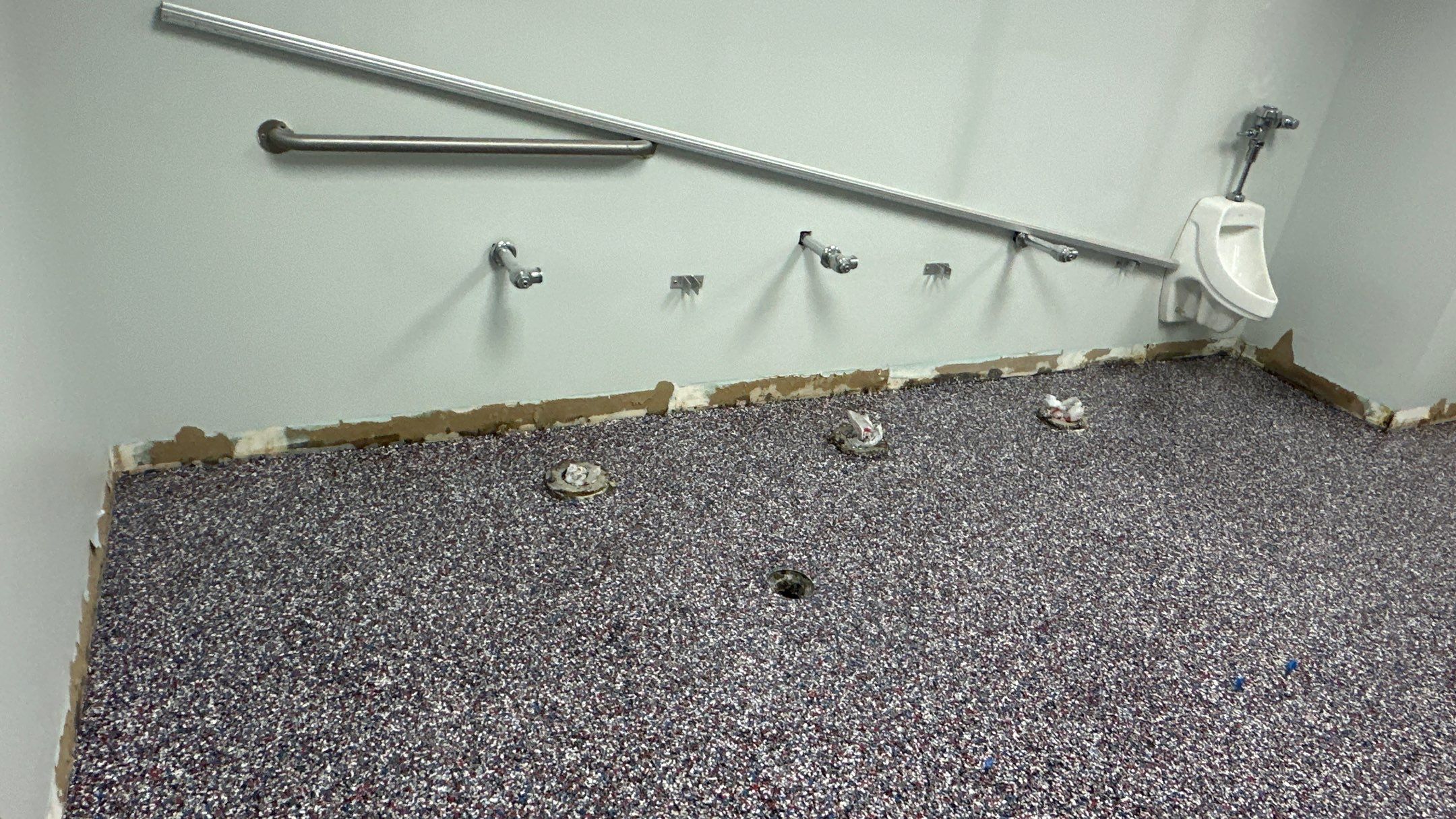 Look how this church transformed their restrooms   by Banner Garage