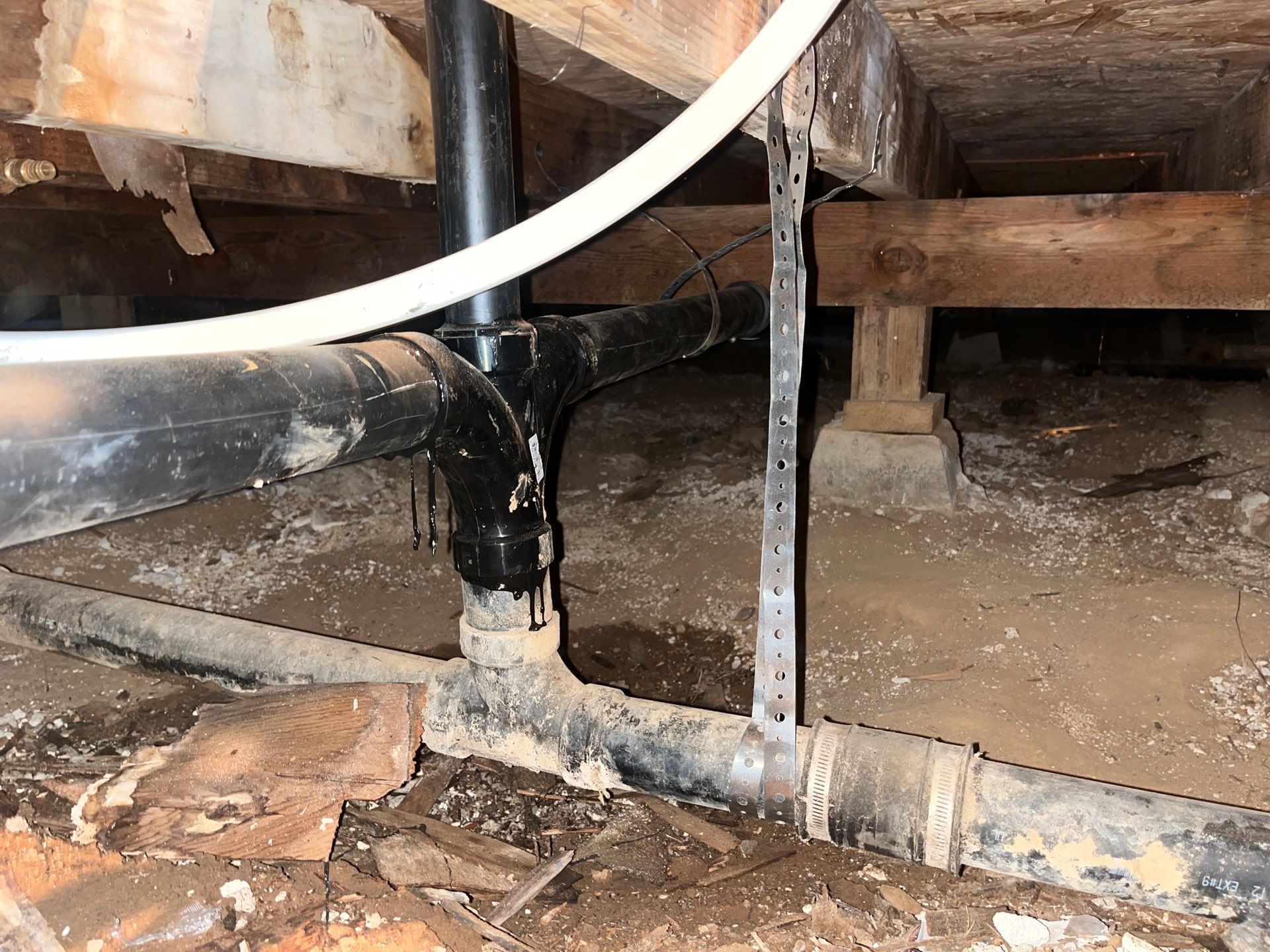 Installing New Piping and Checking Underneath Home by Us Plumbing