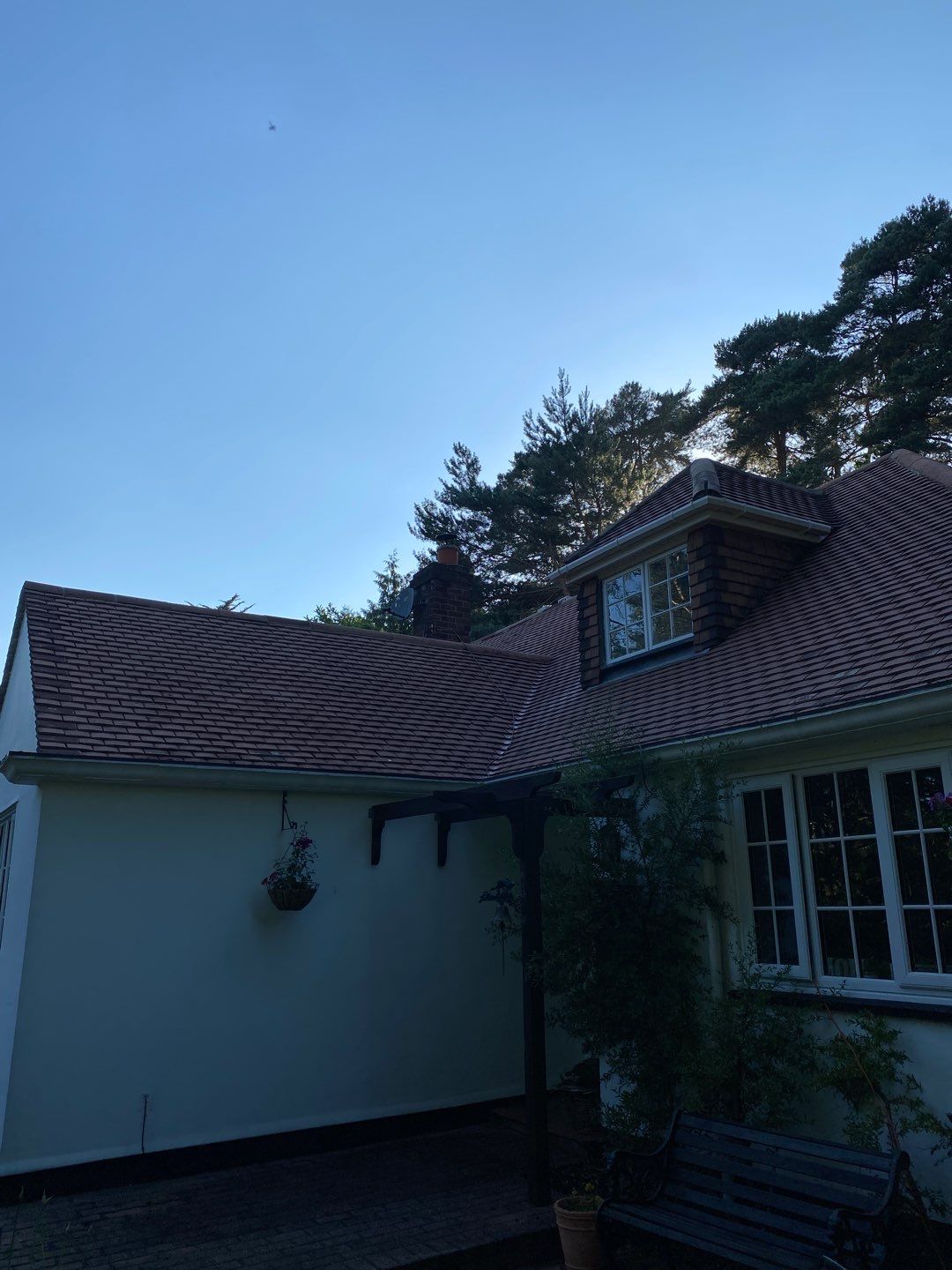 Roof Clean  - Moss Removal - Gutter Clean using Honda 15lpm Low Pressure Washing Machine by Ges Exterior Cleaning ltd