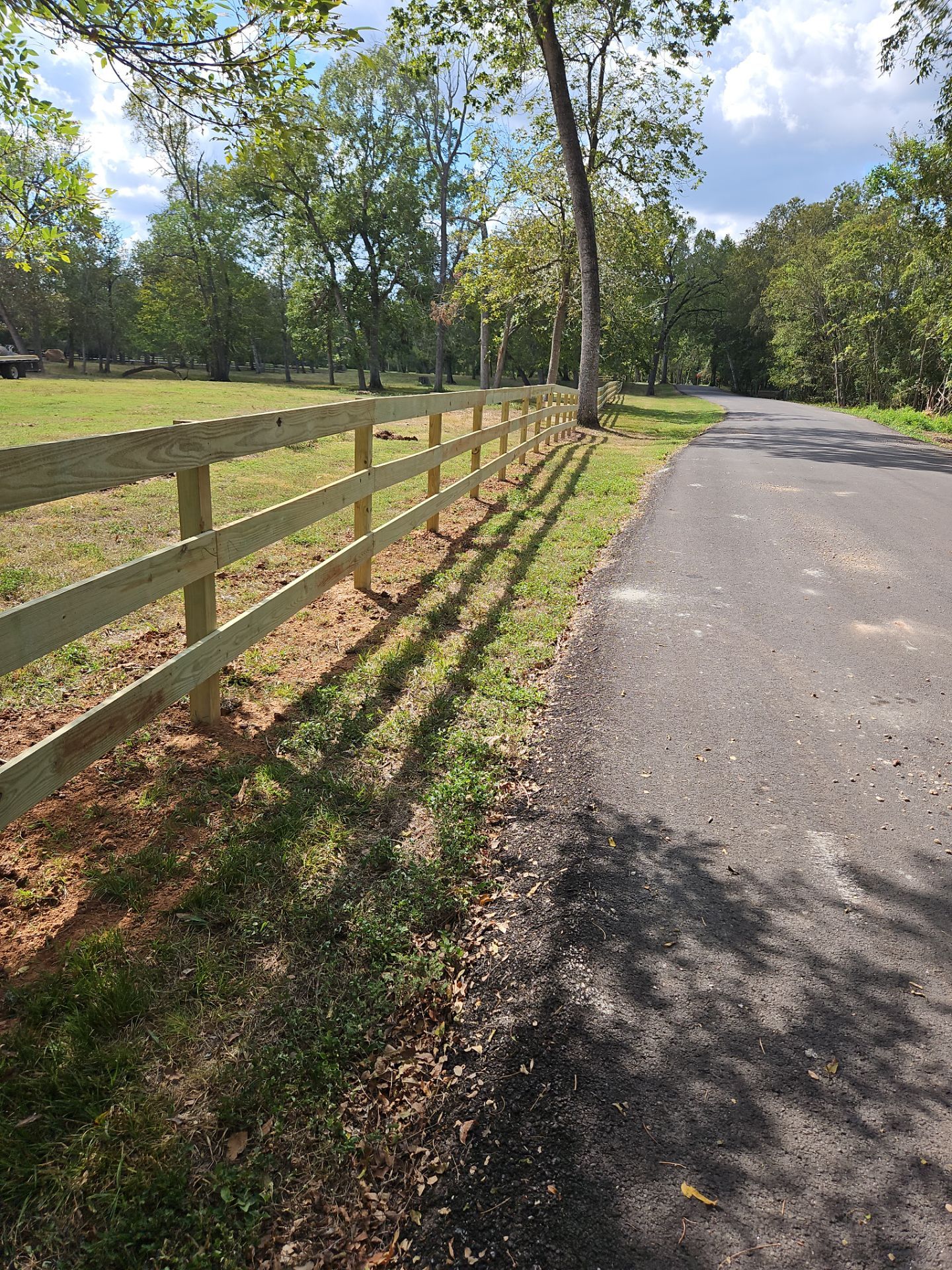 Ranch Style fence Plus Iron installation by Tim's Fences