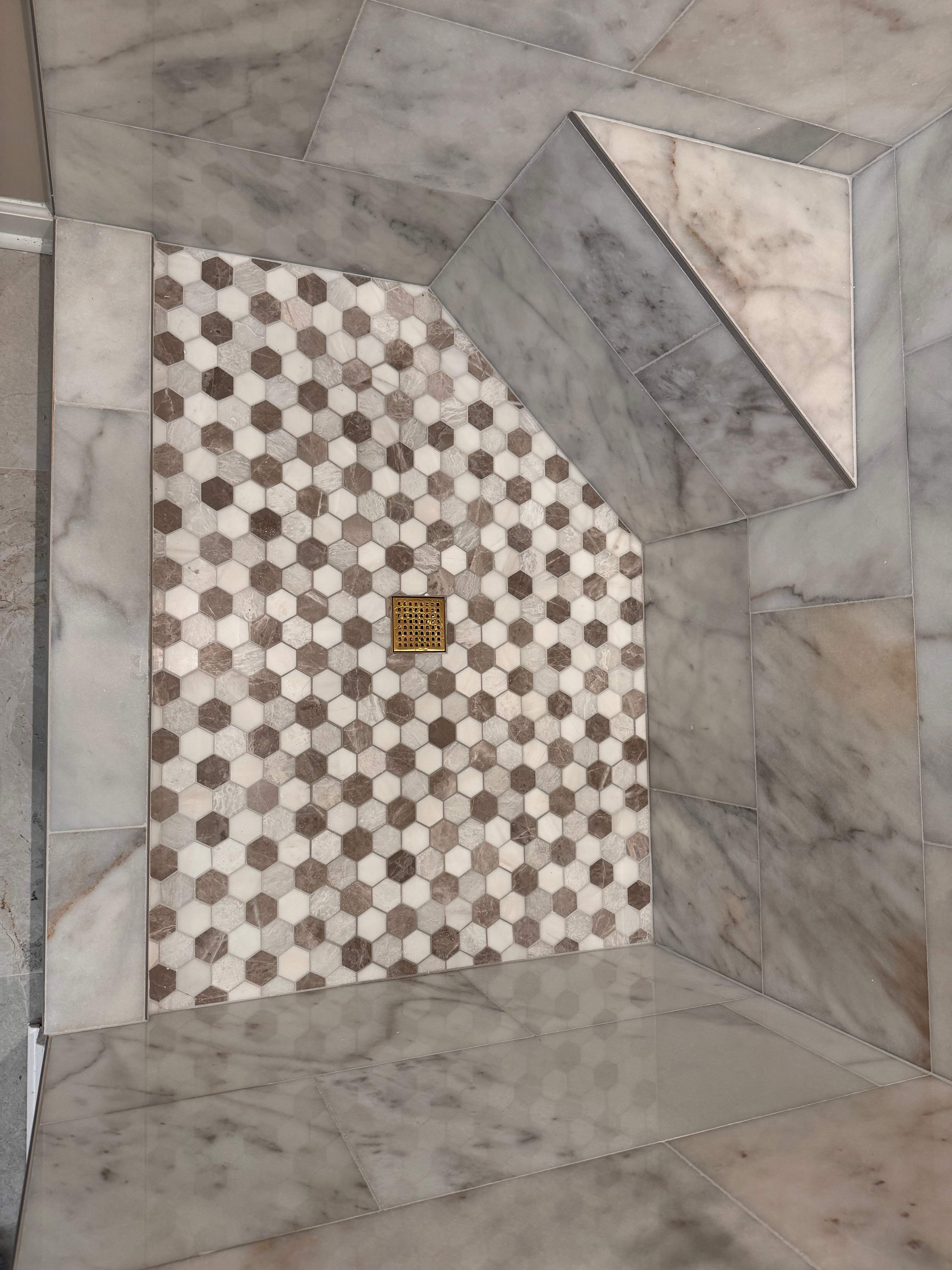 Master bathroom renovation by Prudencio