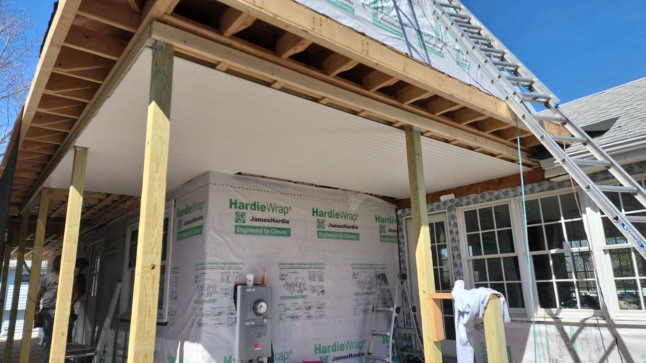 Siding Installation using James Hardie by UBrothers Construction