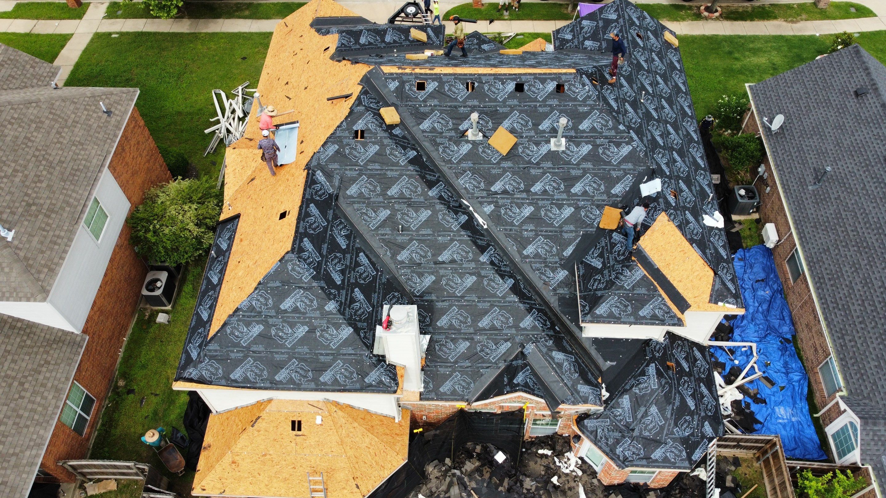 Storm Restoration Project by Berry Good Roofing 