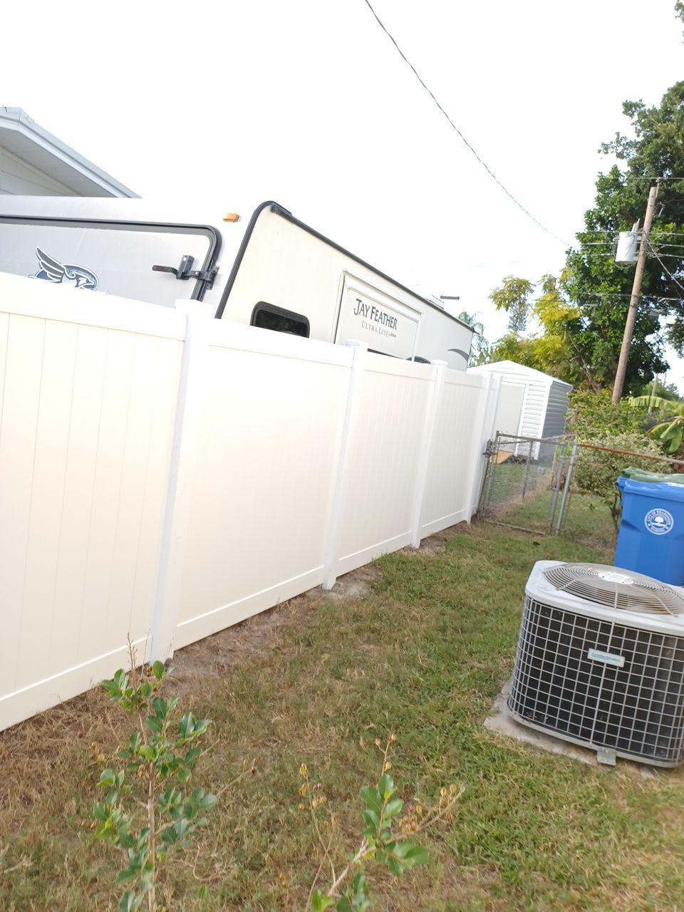 Bradenton, FL 6 ft. Tall White Vinyl Privacy Fence  by Asap fence and gates, LLC
