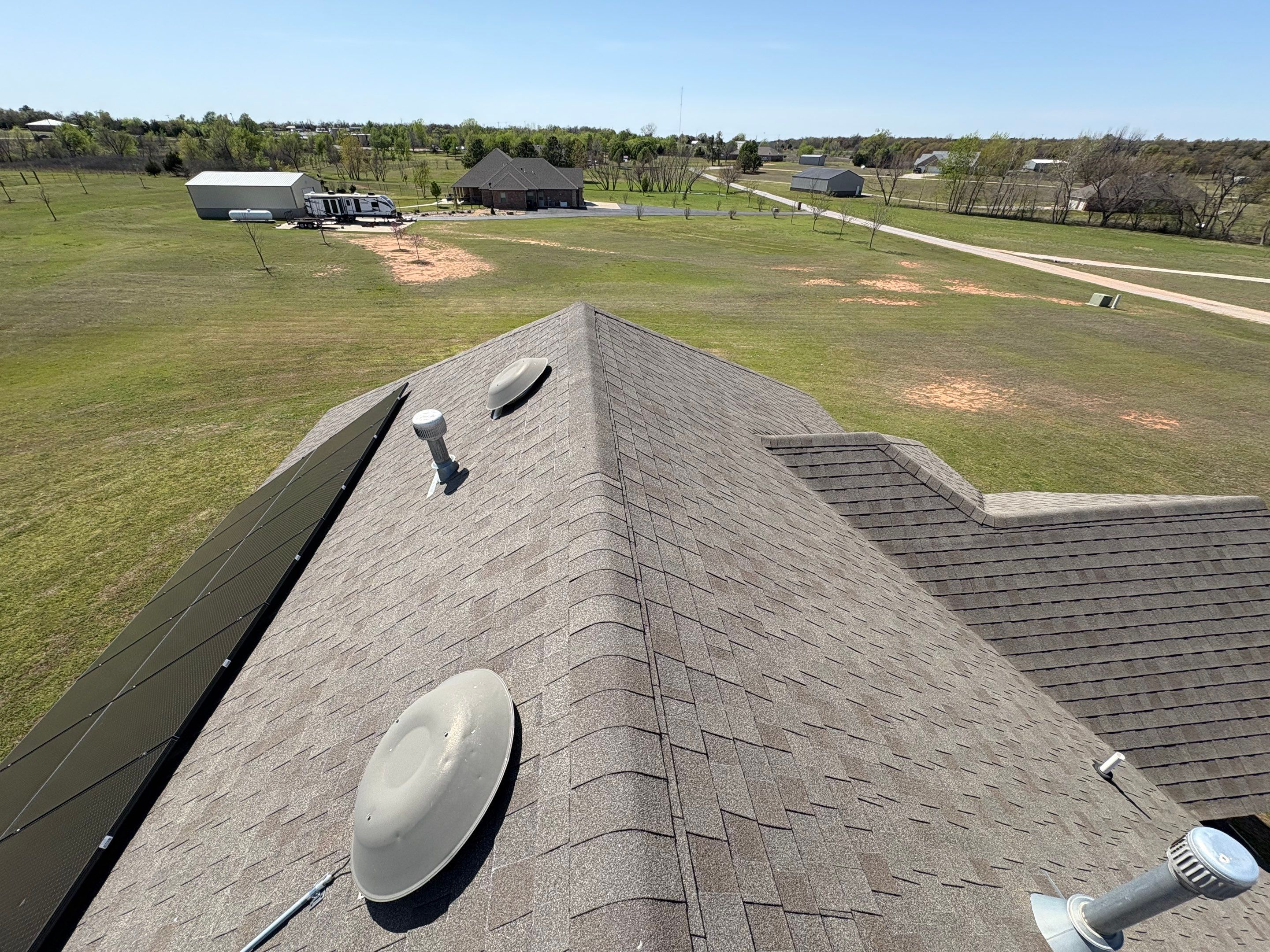 Roof repair in Blanchard by McCann's Roofing and Construction