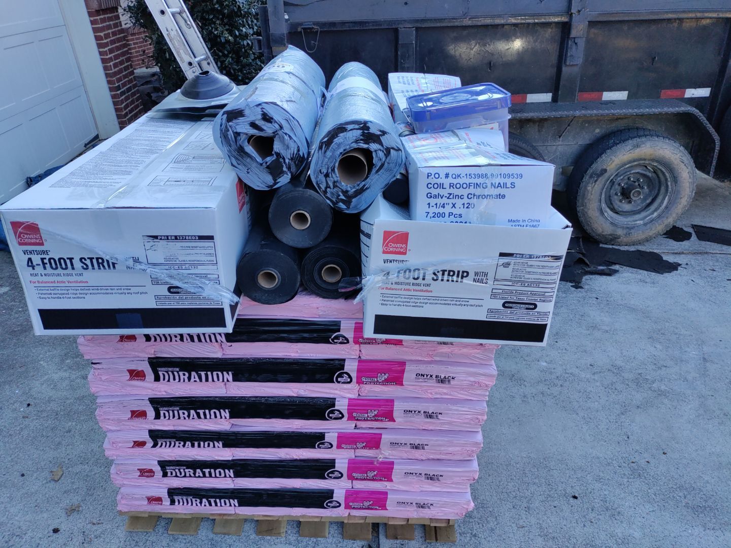 Residential Roofing Installation using Owens Corning by Inspector Roofing and Restoration