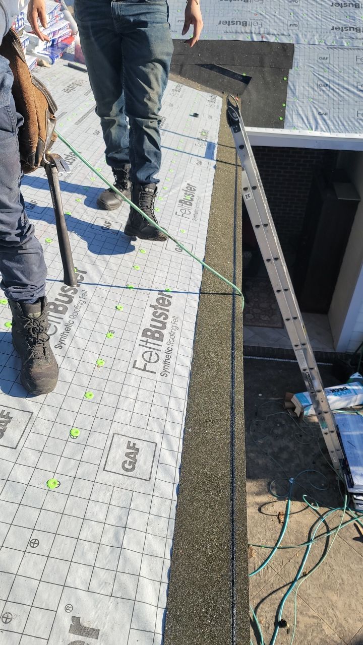 Residential Roofing Installation using Roof Replacement by American Roofing & Construction LLC