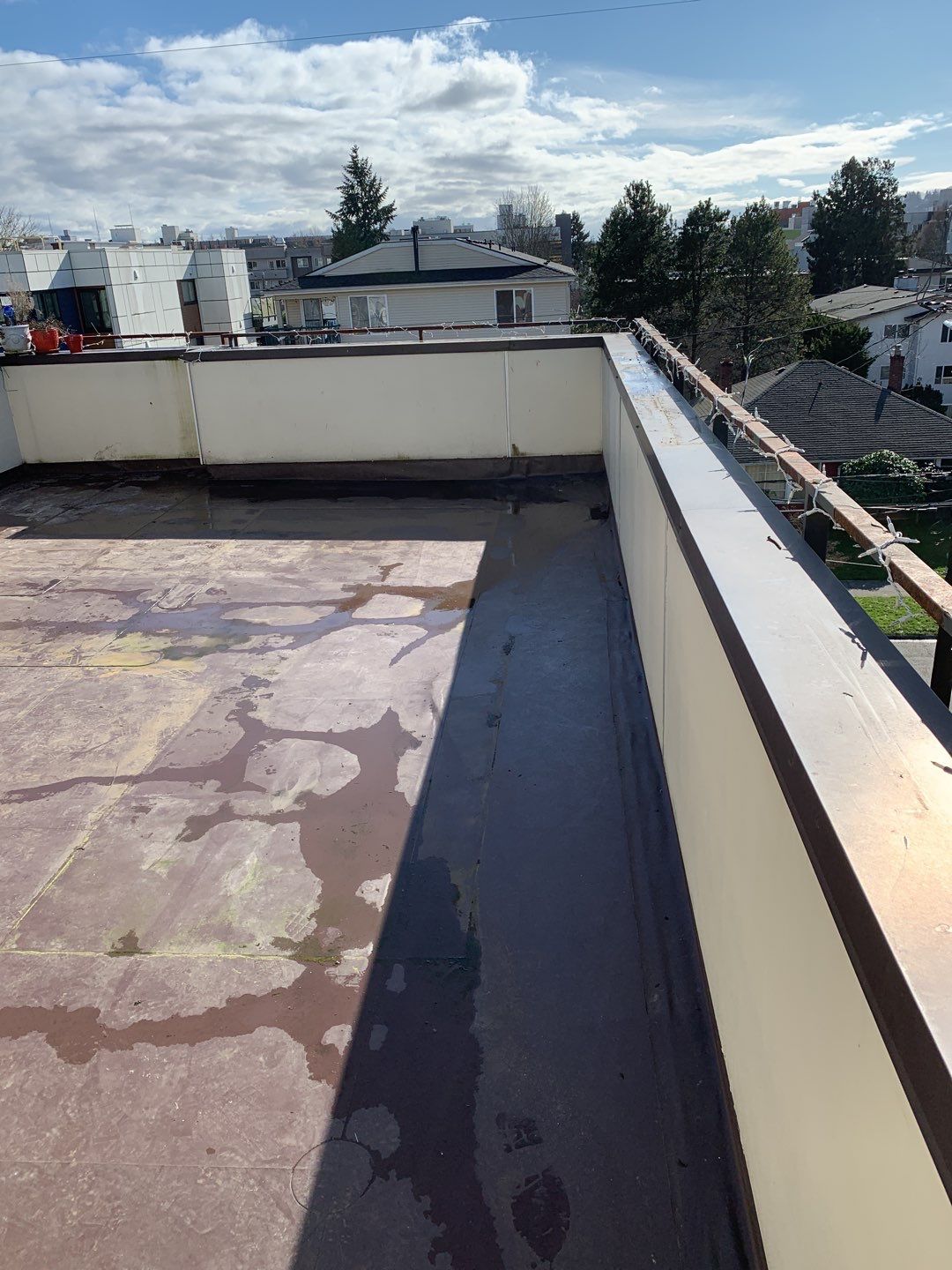 Ballard Rooftop Deck using IPE Tiles by Alki deck builders