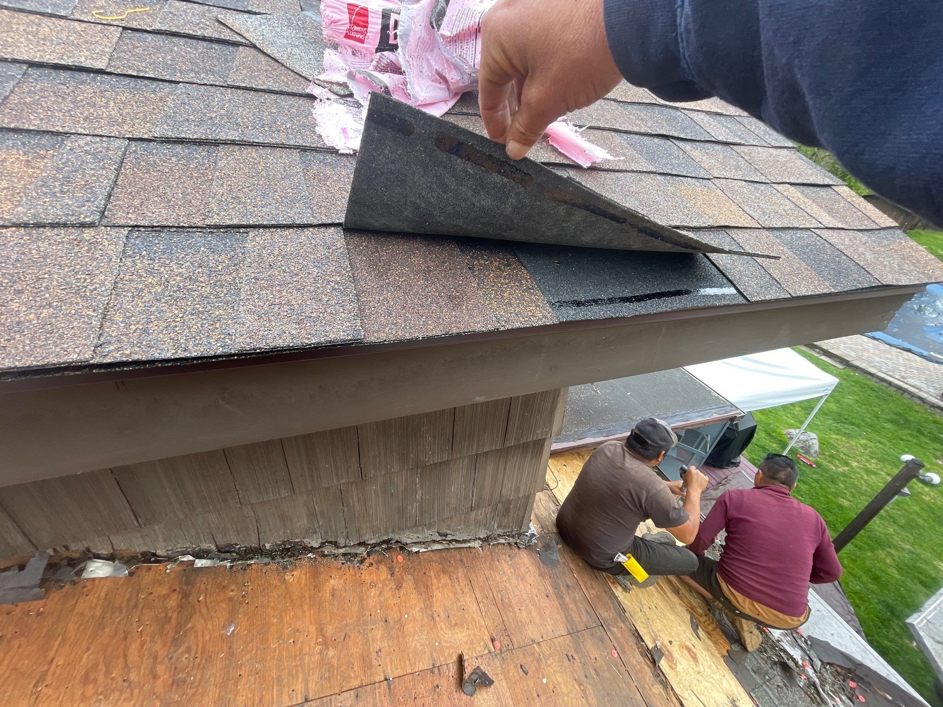 Residential Roof Replacement and Plywood Sheathing Repair in Torrington by A Plus Exterior