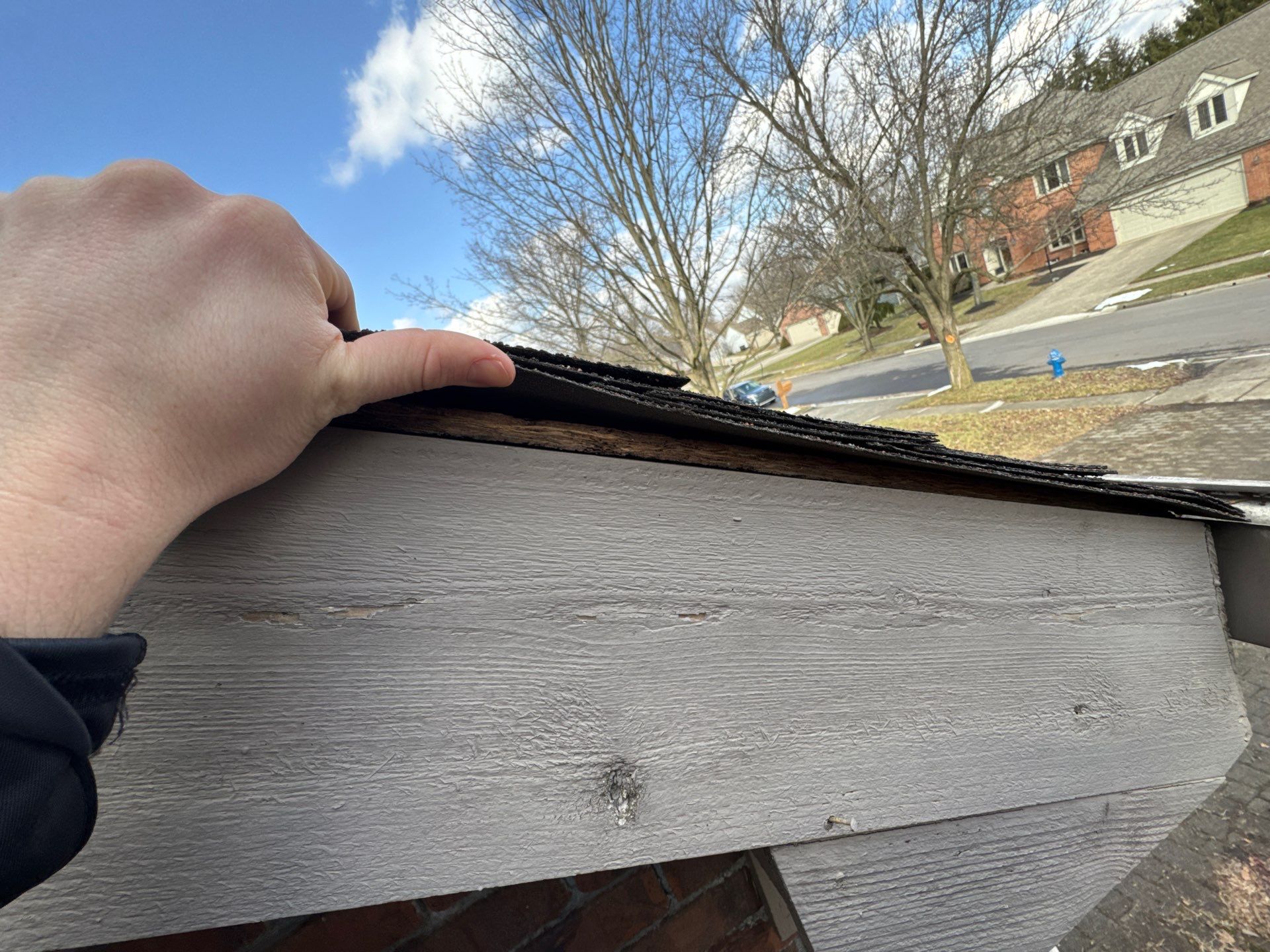 sometimes gutters need a roof by SOS Home Ohio 