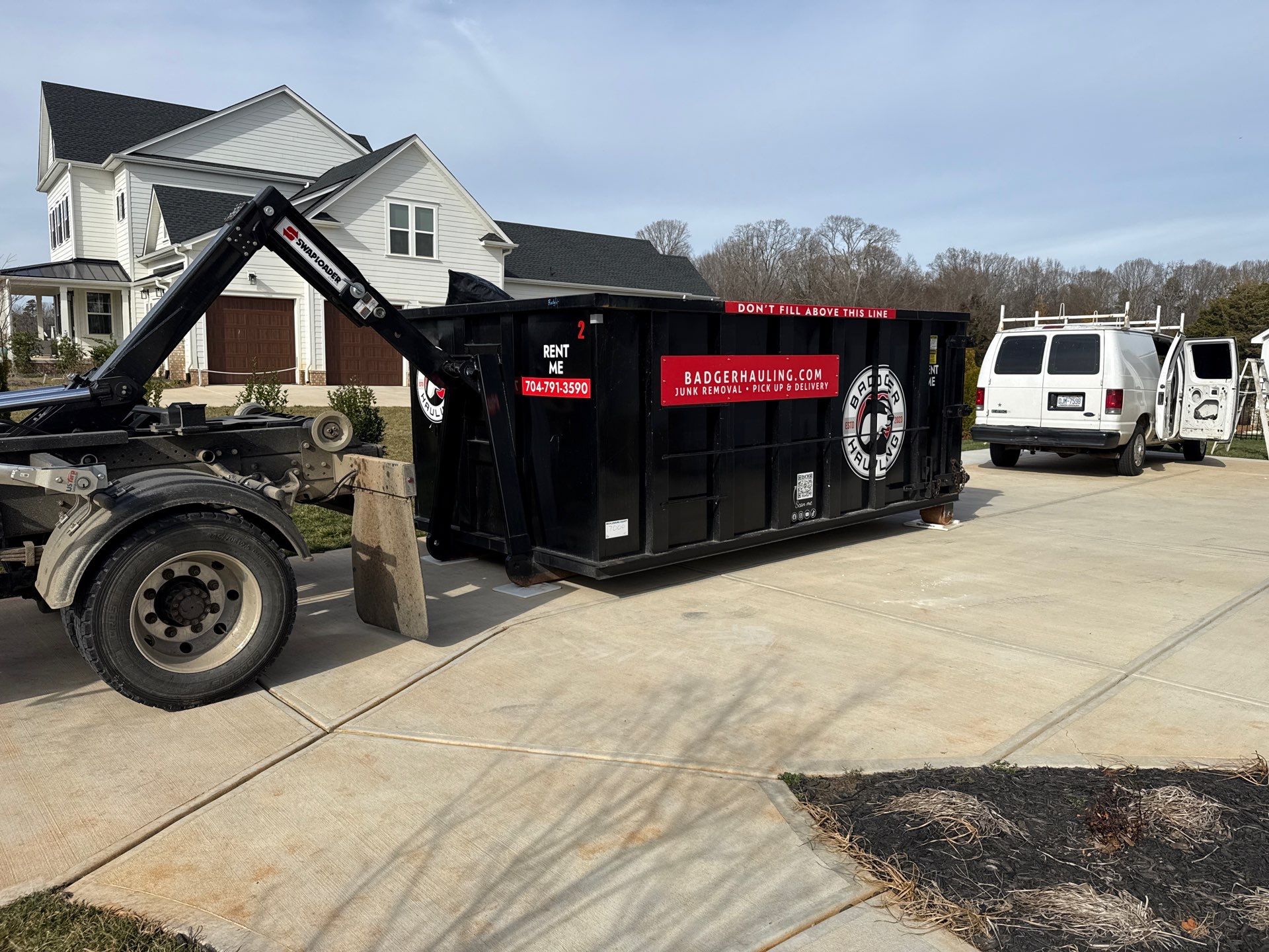 Project in Marvin by Badger Hauling