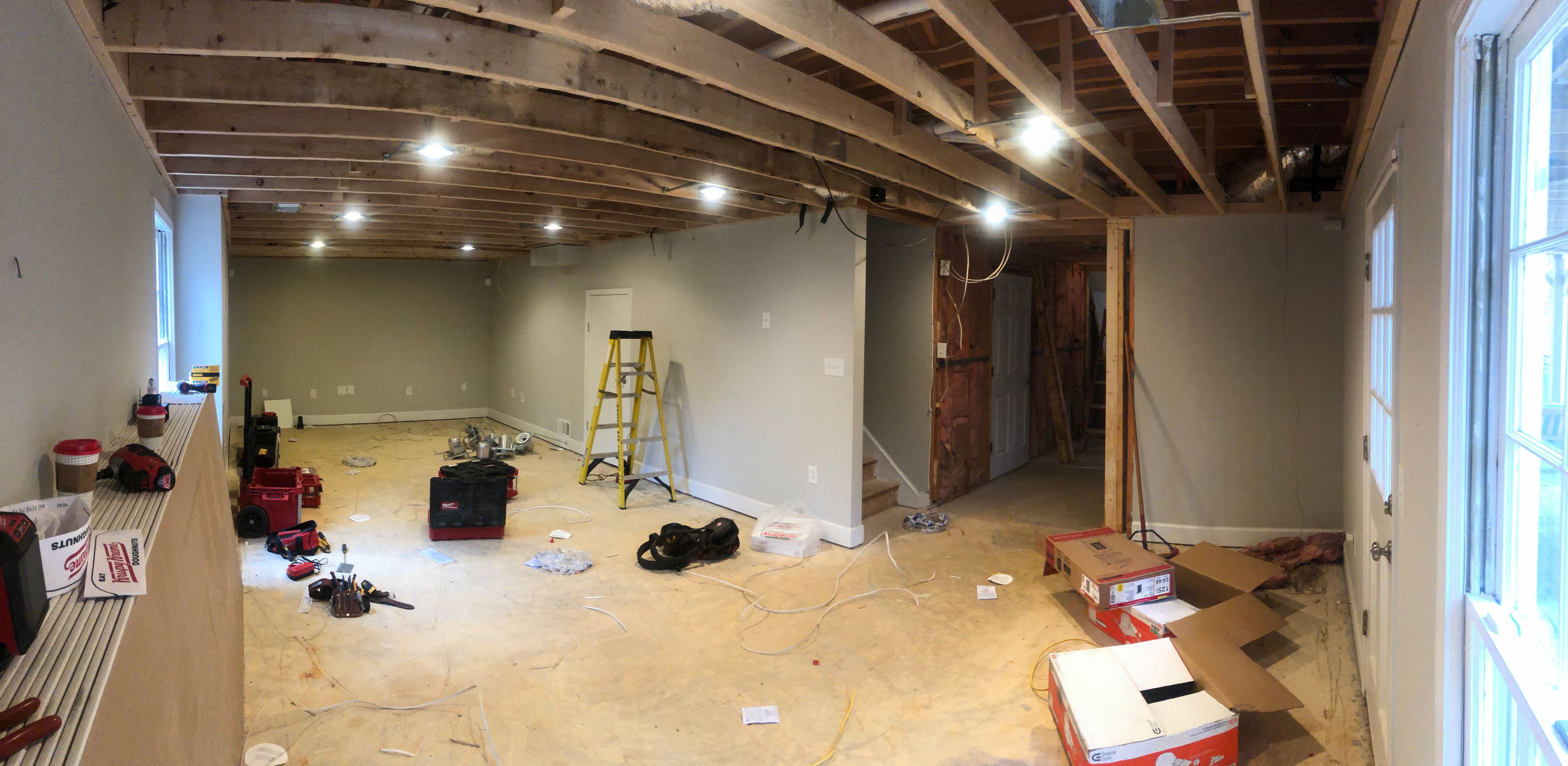Full Basement Finishing and Multi-Room Renovation in Mableton by Swift Home Renovations