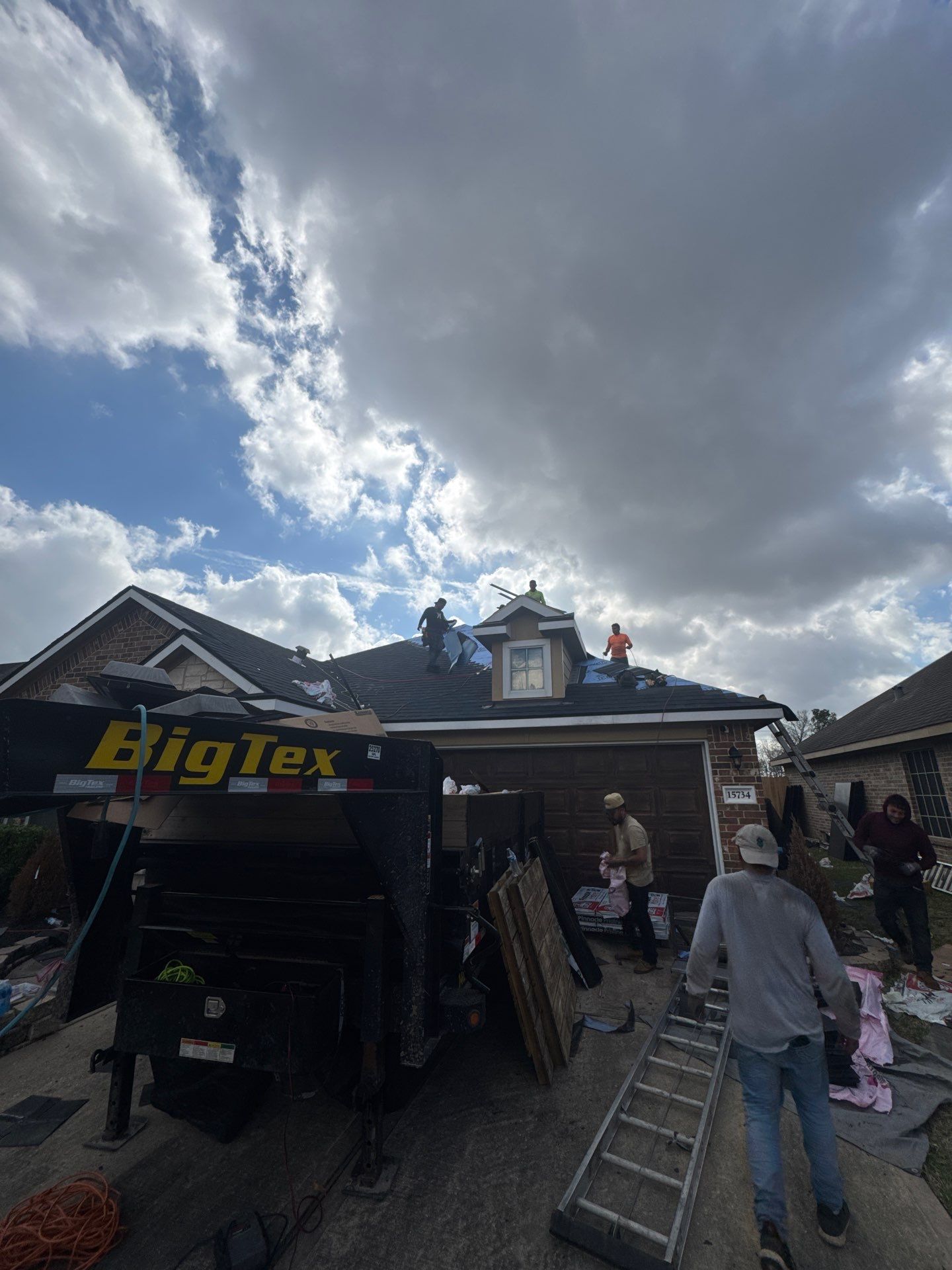 Project in Houston by Proud Roofing