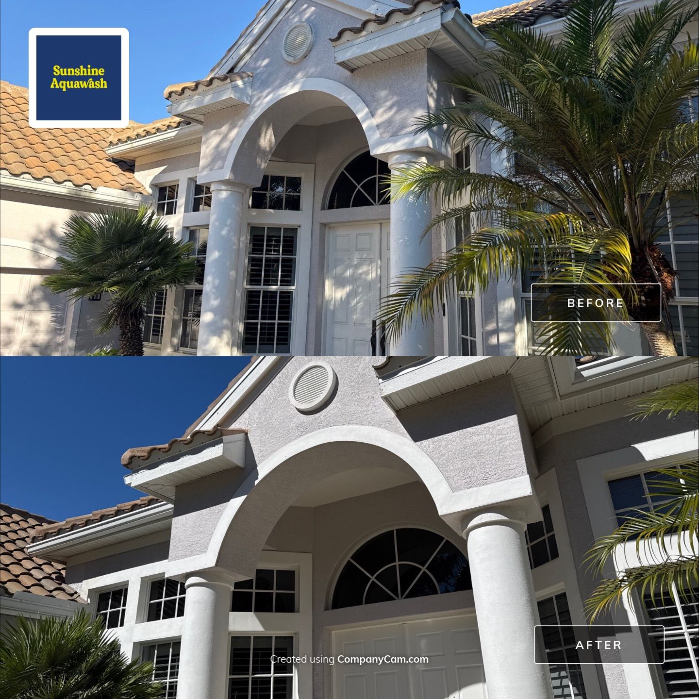 House Wash, Pool Deck & Screen Enclosure Cleaning | University Park, Sarasota FL by Sunshine AquaWash