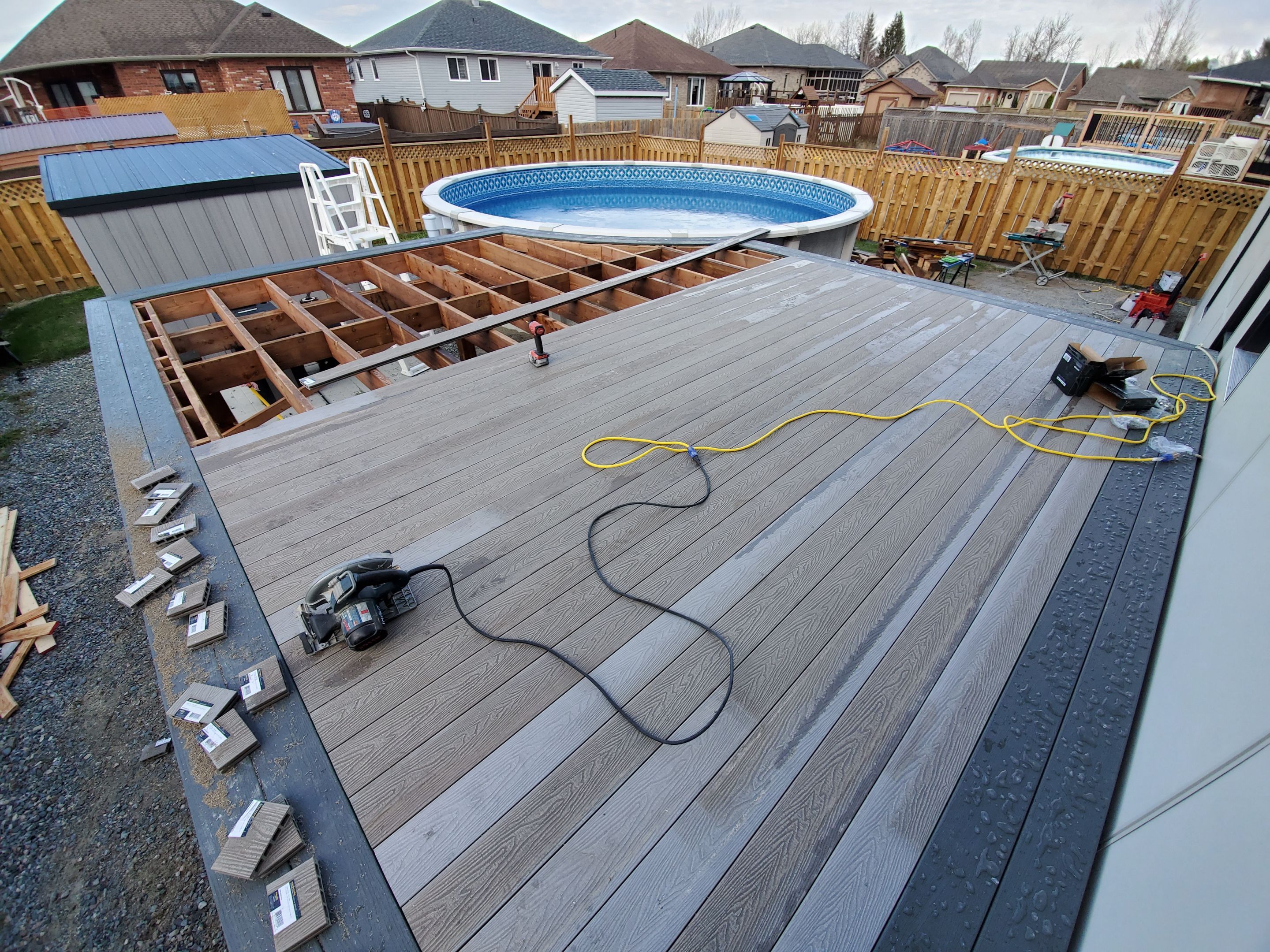 Deck by Impact Construction Sudbury