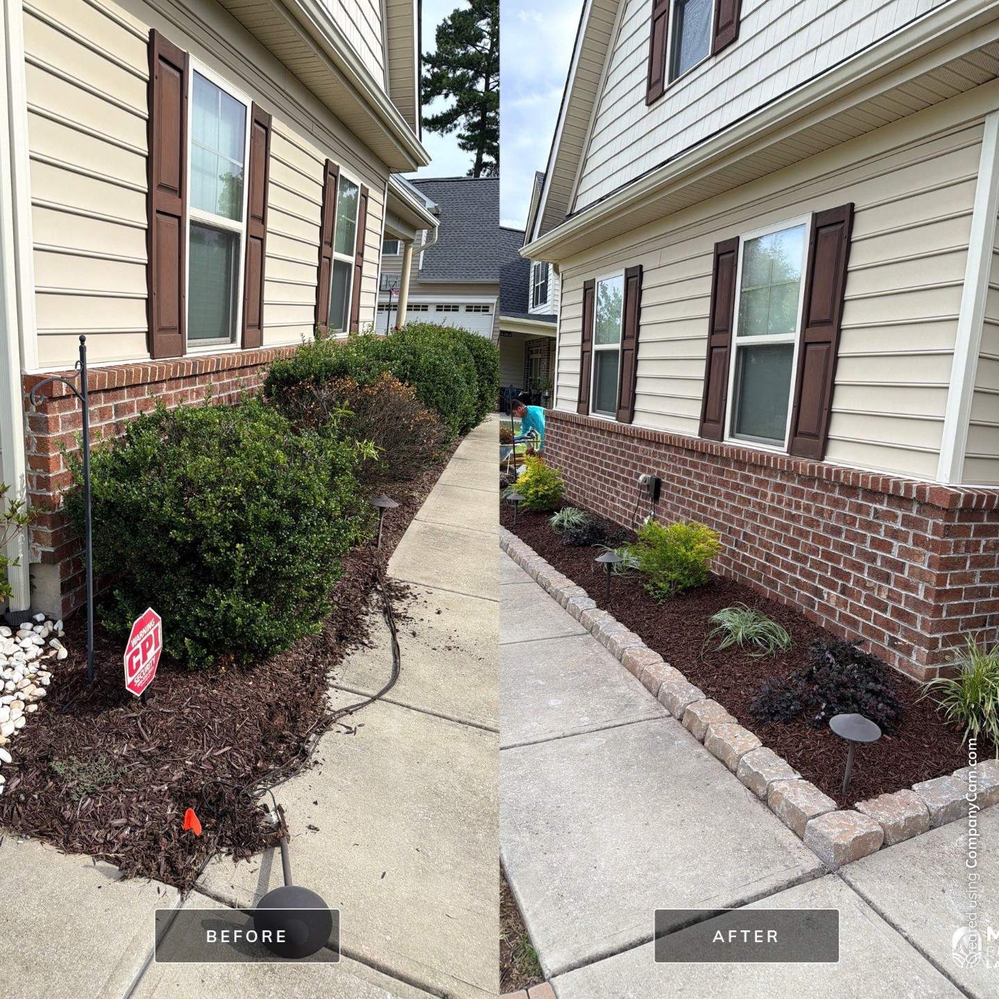 Improving garden beds in Durham