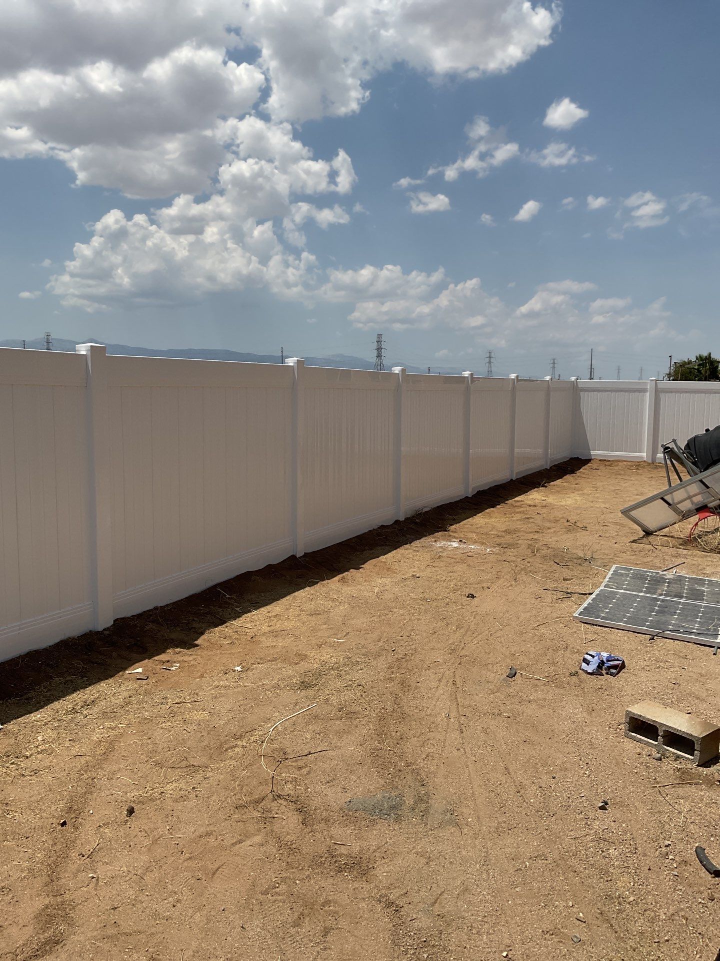 Fence Installation using Vinyl by Fence Guys Inc.