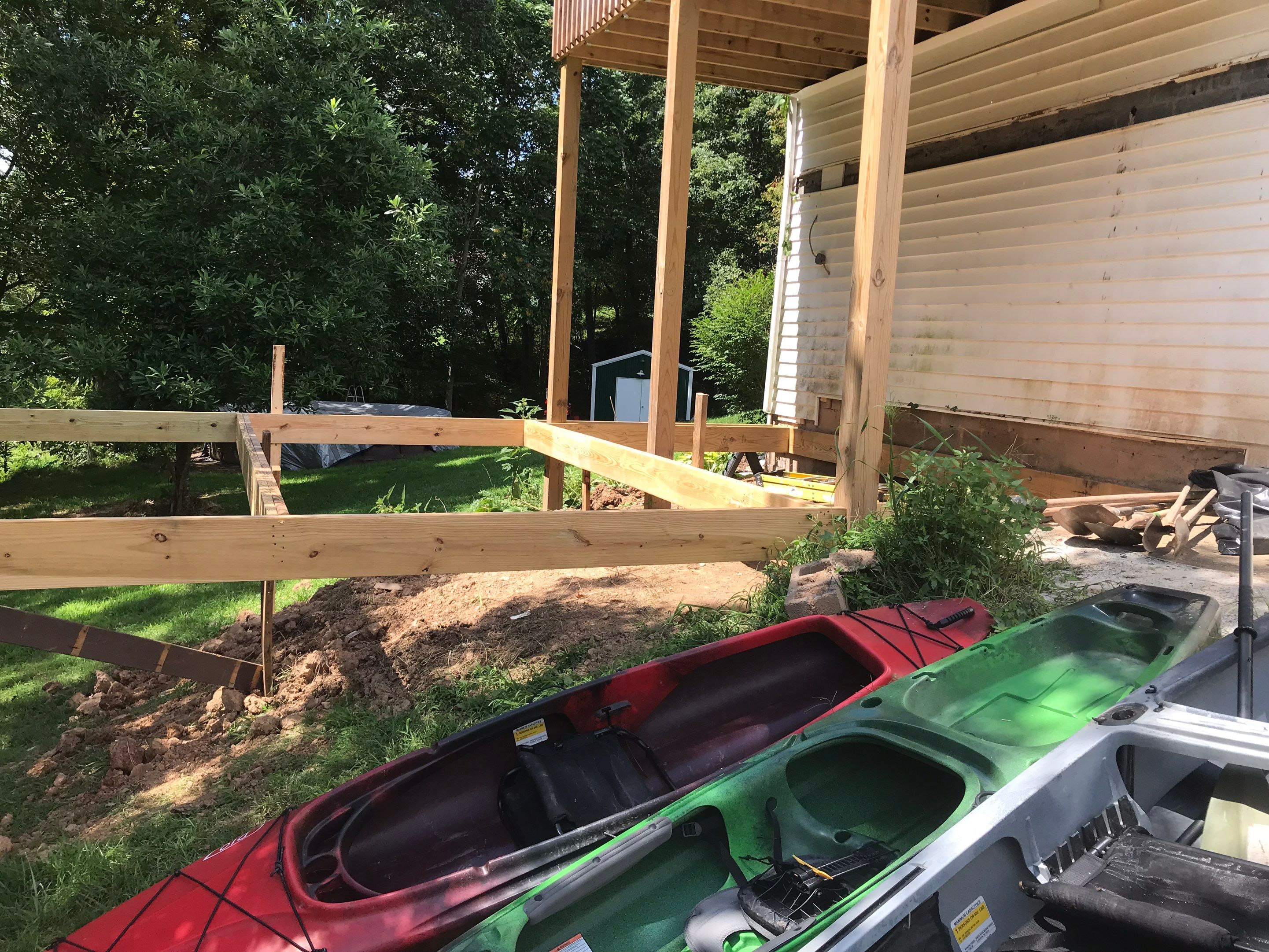 Deck Installation using Pressure Treated Lumber by Secure Construction Company Inc