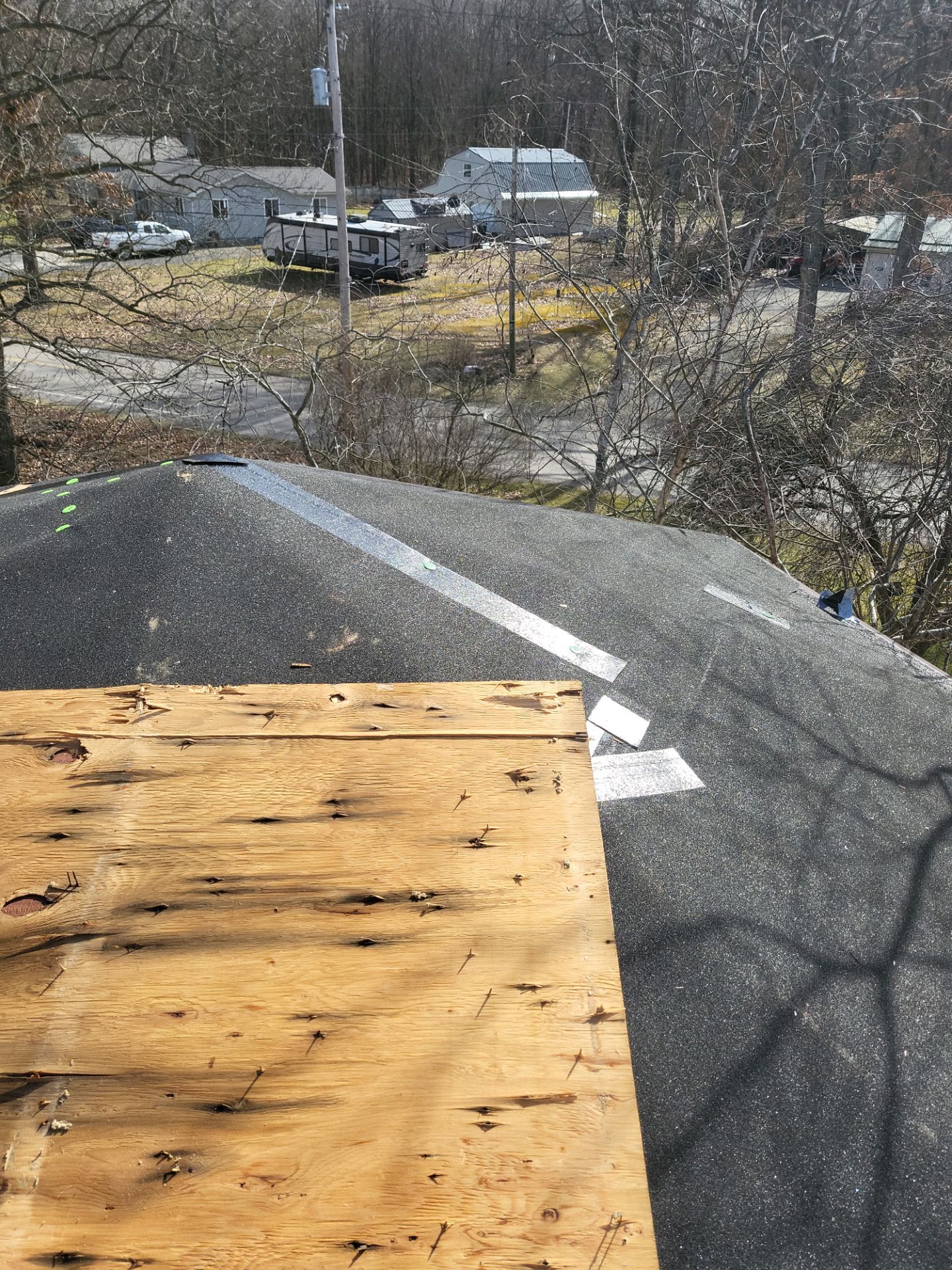 Atlas Pinnacle, Color, Burnt Hickory, Drip Edge, Color, Royal Brown by Eagle Eye Roofing