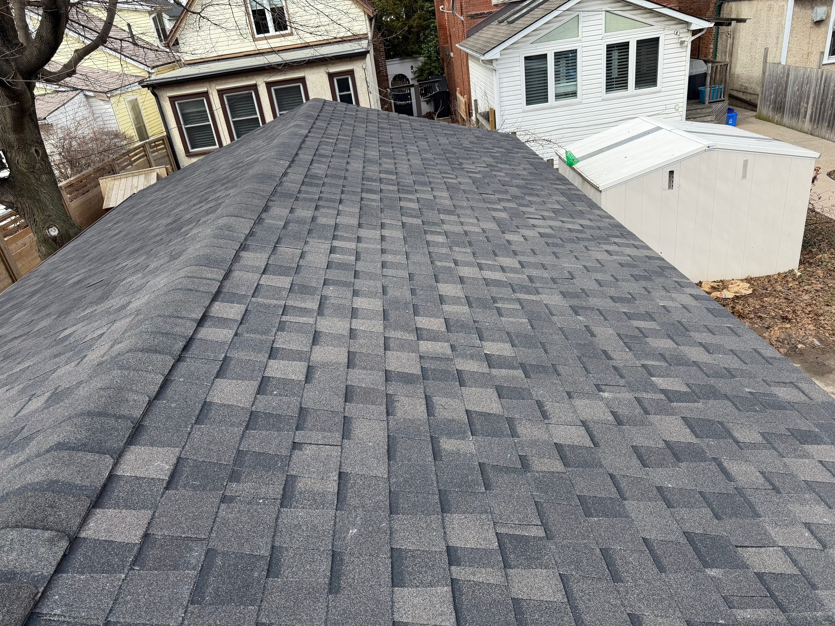 Project in Hamilton by The Roofing Crew