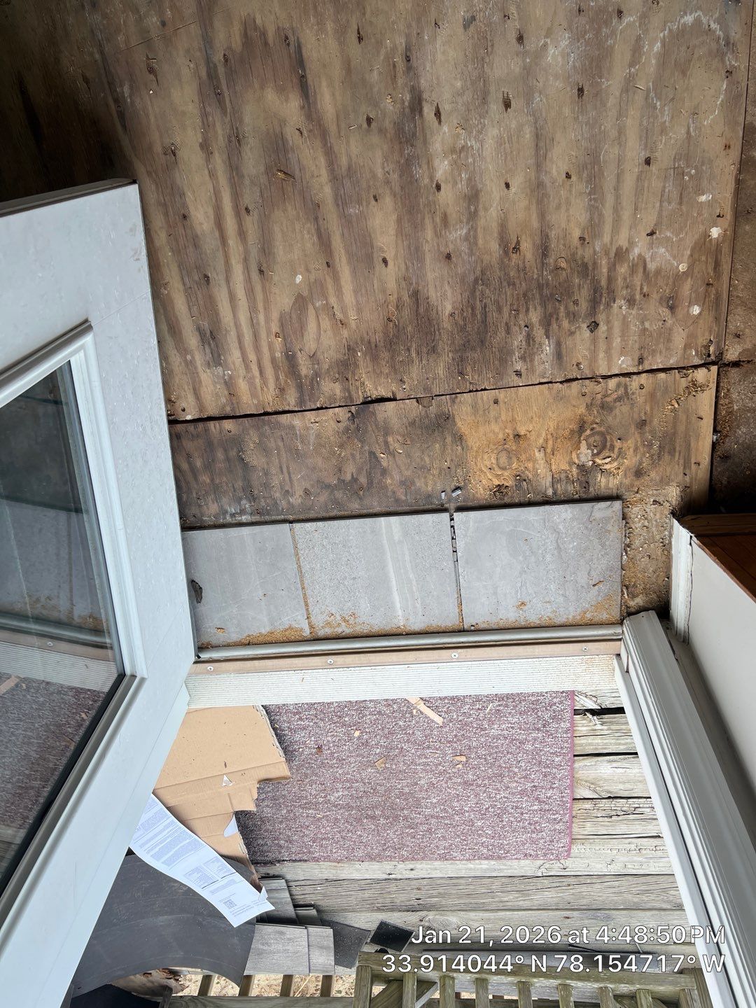 Caving Floors - LVP Structural Floor Repair in Oak Island, NC by Licensed General Contractor by RGR Construction and Roofing, LLC
