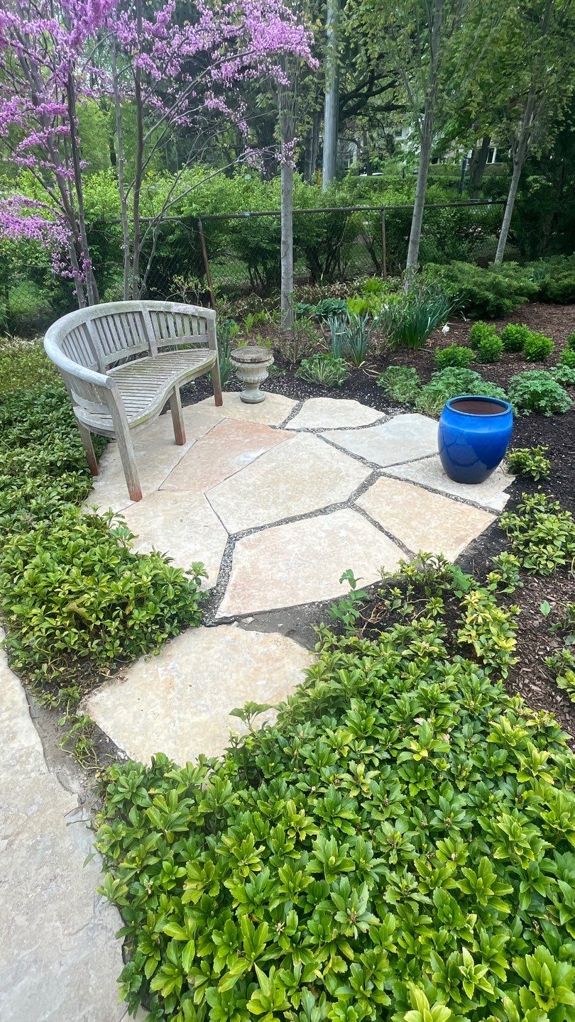 Evanston, IL stone patio cleaning by Northern Power Washing LLC.