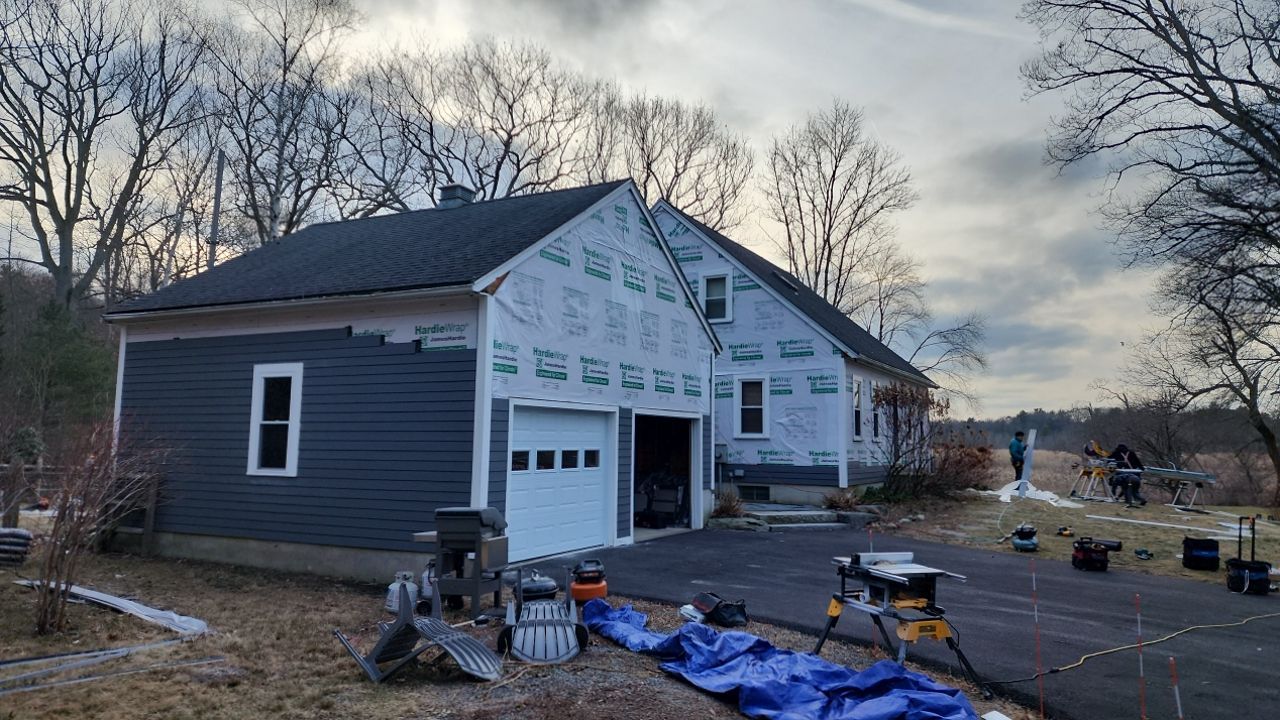 Siding installation in Natick, MA by UBrothers Construction
