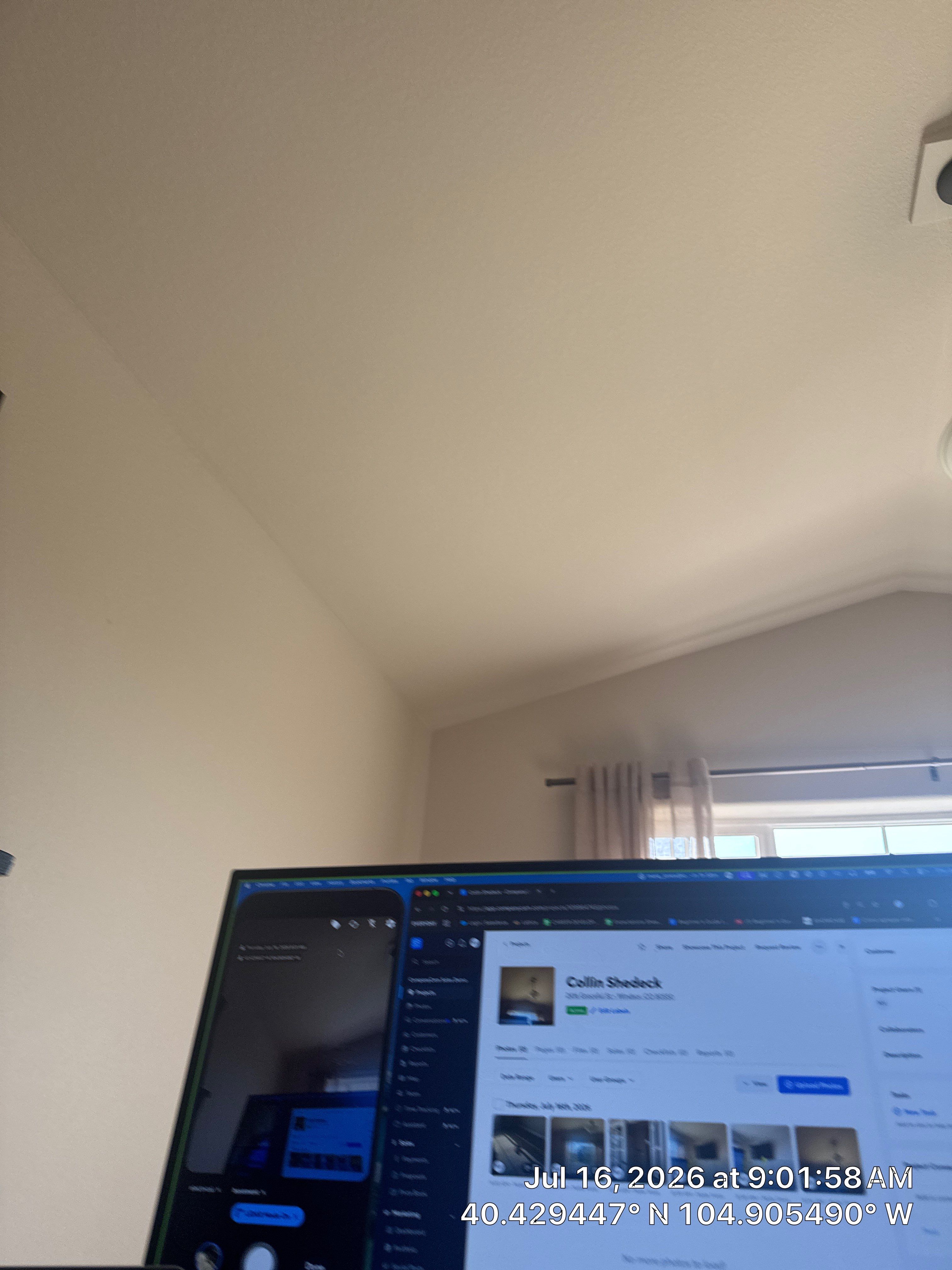 Home Office Renovation with French Doors and Custom Lighting by CompanyCam Sales Demo