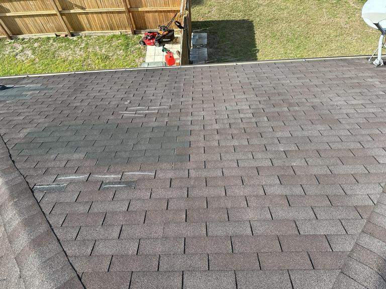 Residential Roofing Installation using Atlas Pinnacle Pristine Tan Mist by Talya Roofing