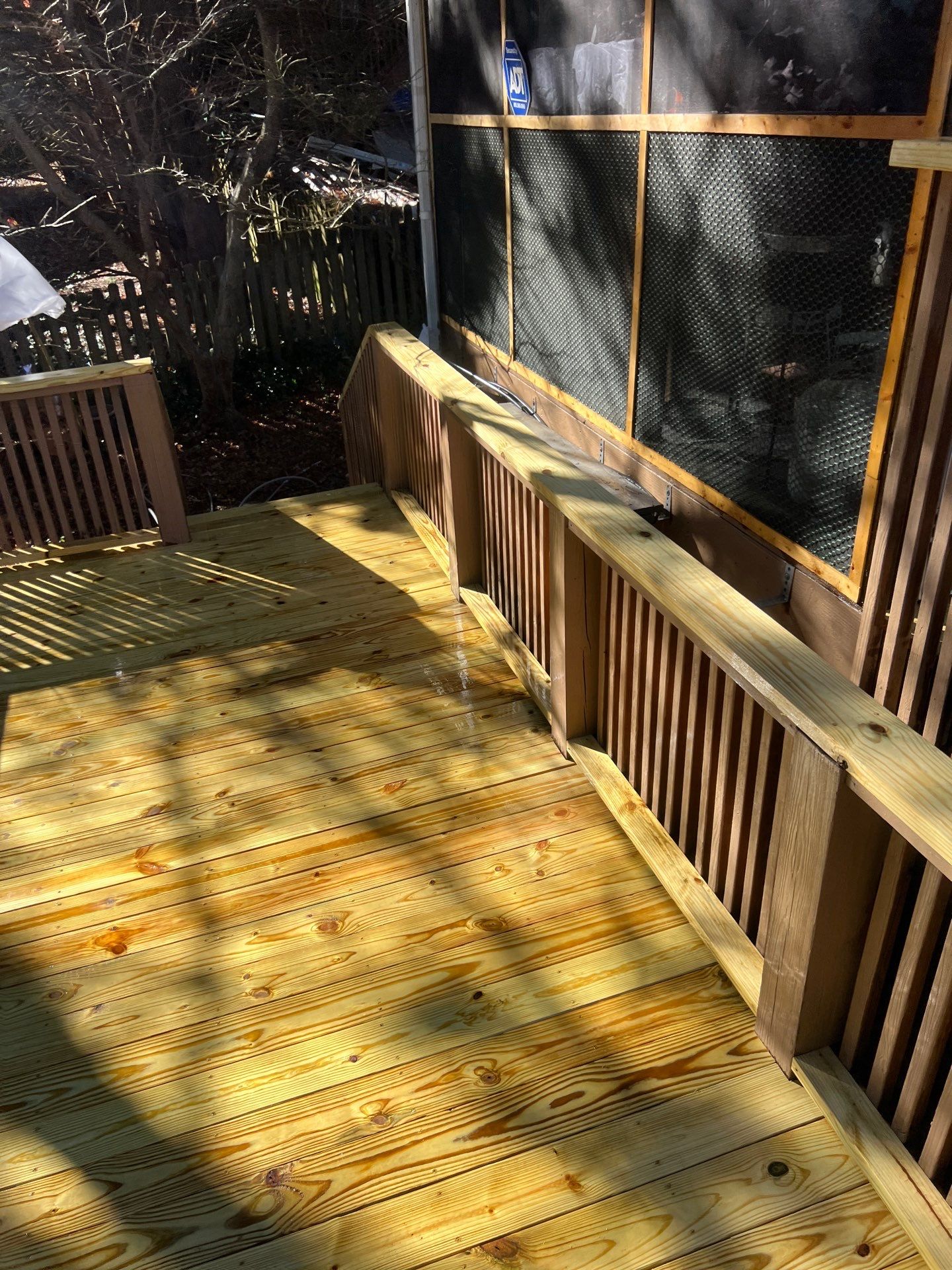Coated Deck using Wood Sealant by DuraSeal