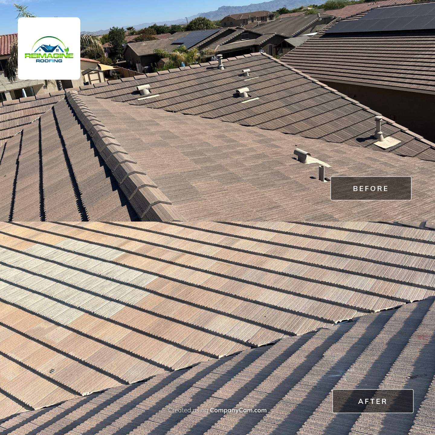 Sand Dune Concrete Tile by Reimagine Roofing