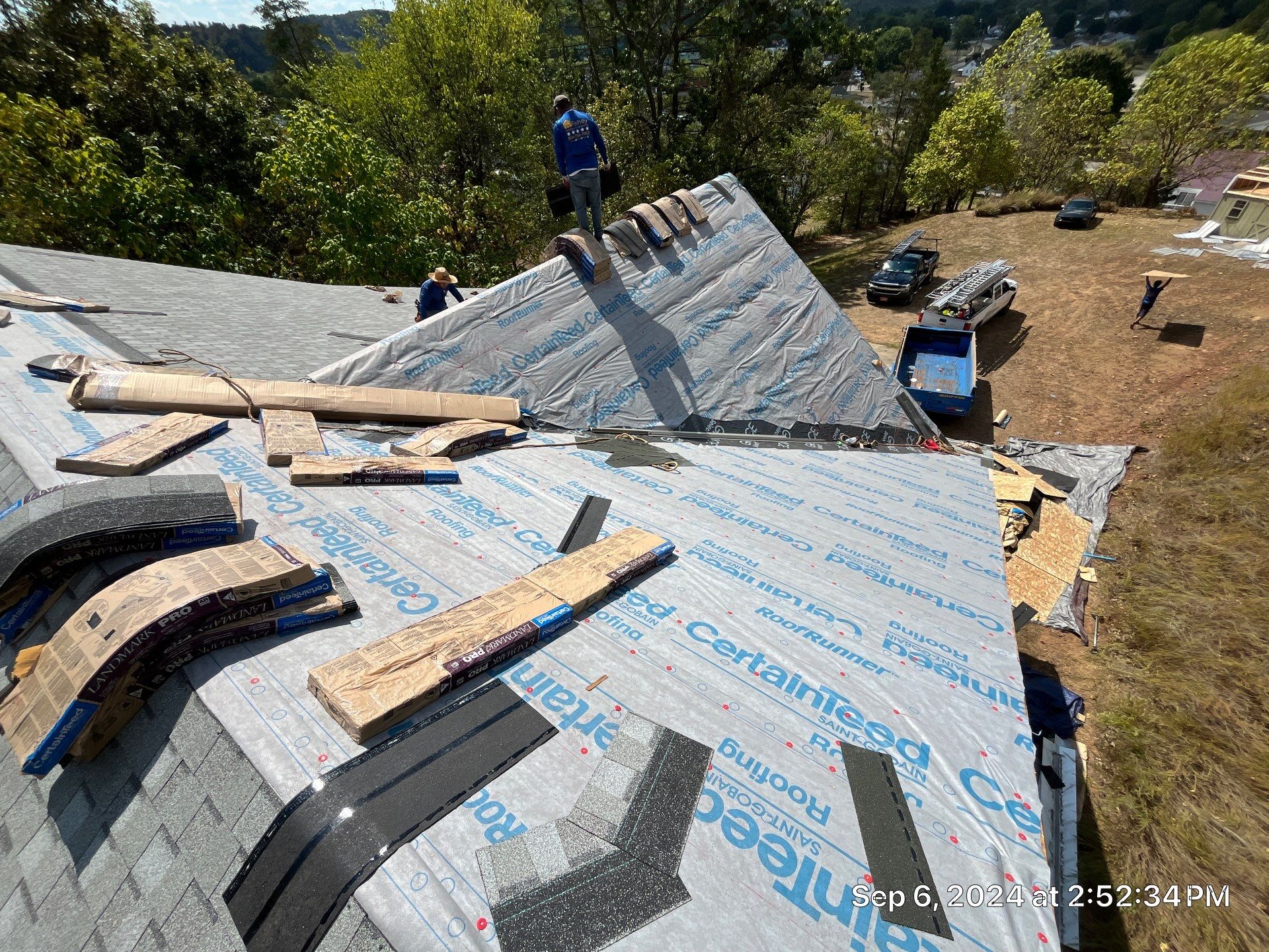 Residential Roofing Repair using Certainteed Landmark Pro Shingles by Fahey Roofing + Contracting