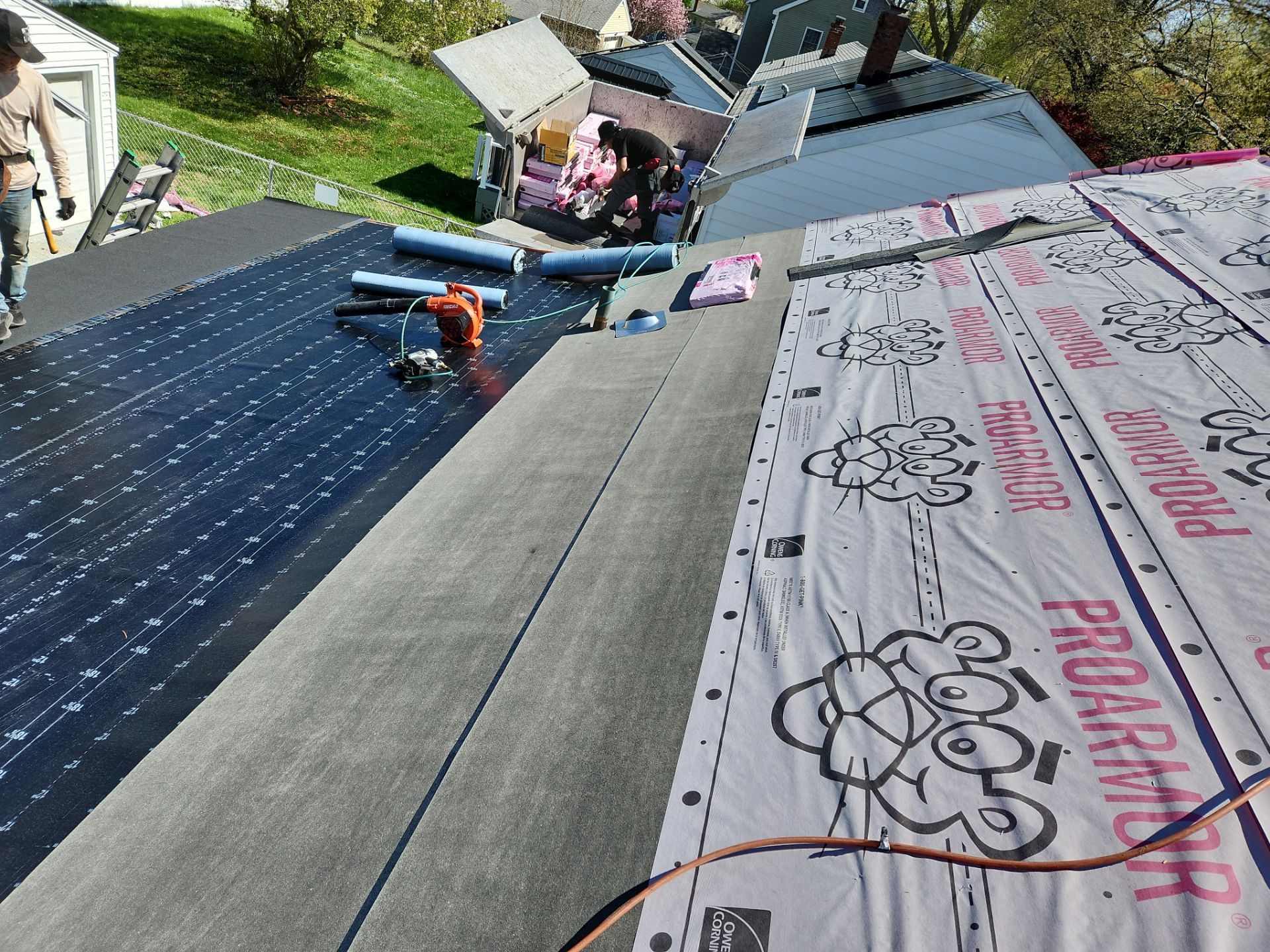 Residential Roofing Installation and Structural Plywood Replacement in Stratford by A Plus Exterior